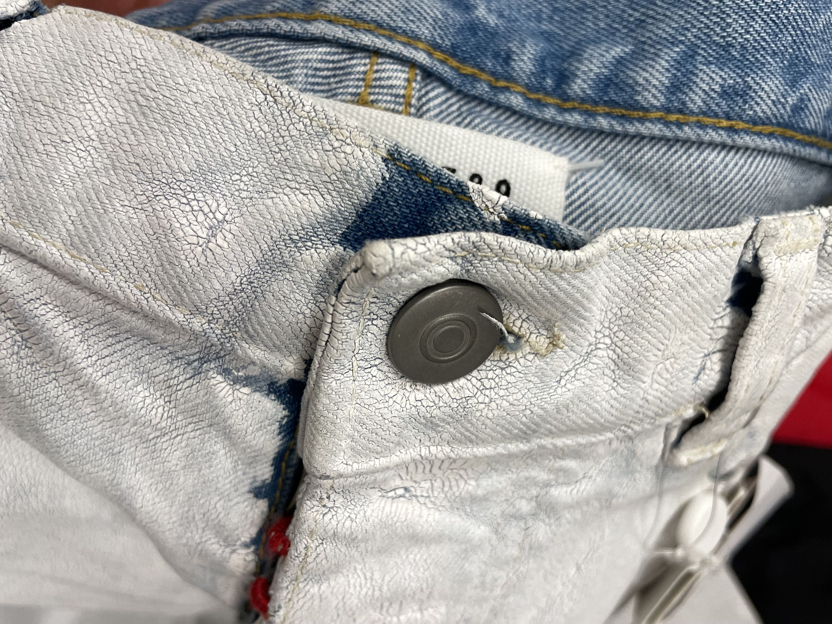 Maison Margiela Maison Margiela Bianchetto Hand Painted Denim Retail: $1090 Size US 32 / EU 48 - 16 Thumbnail
