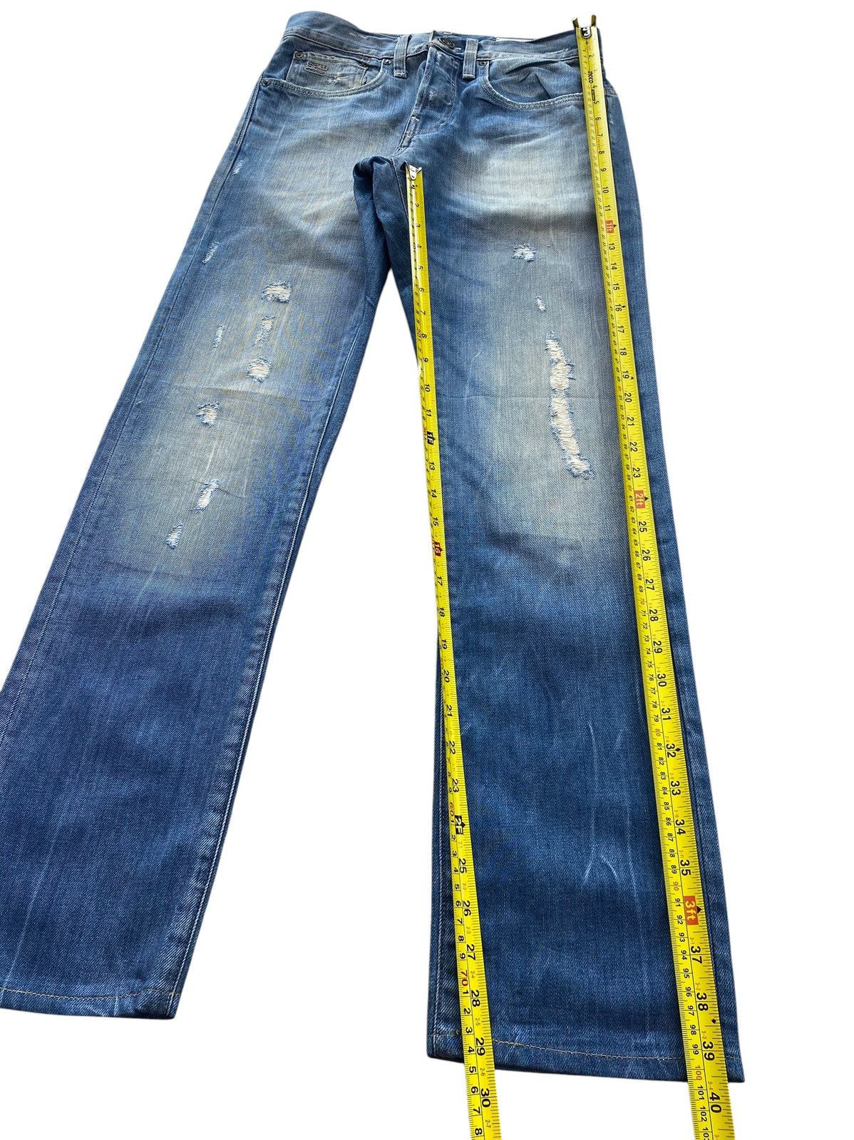 G-Star G-star Faded Wash Distressed Straight Leg Style Jeans Size US 28 / EU 44 - 8 Thumbnail