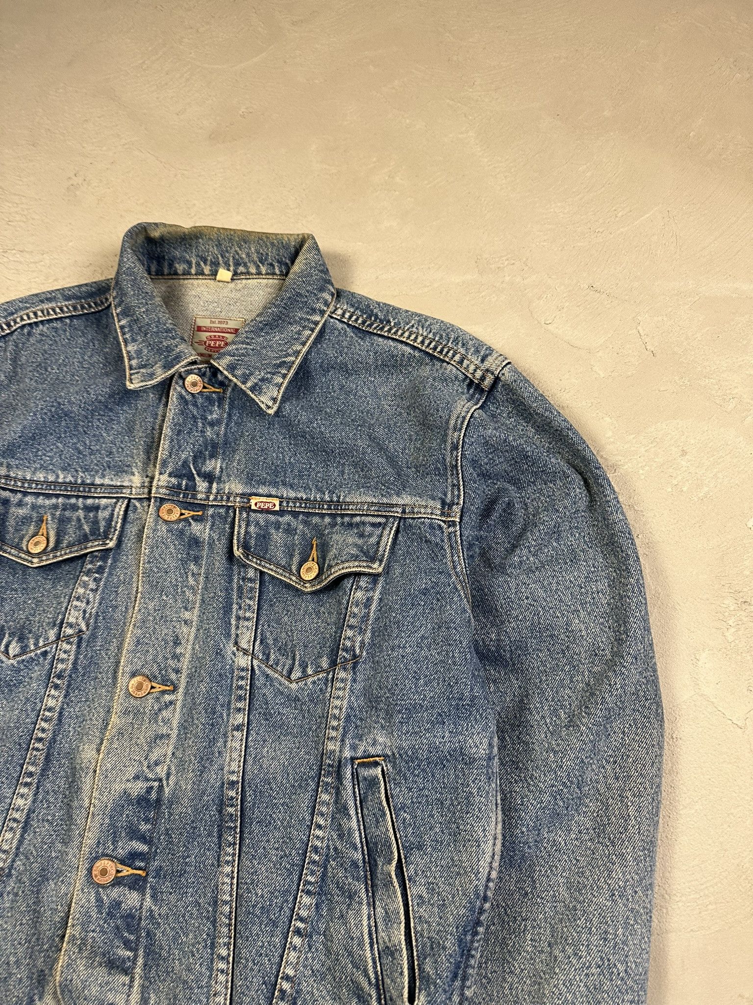 Vintage 90s Vintage Workwear Denim Trucker Jacket Size US M / EU 48-50 / 2 - 7 Thumbnail