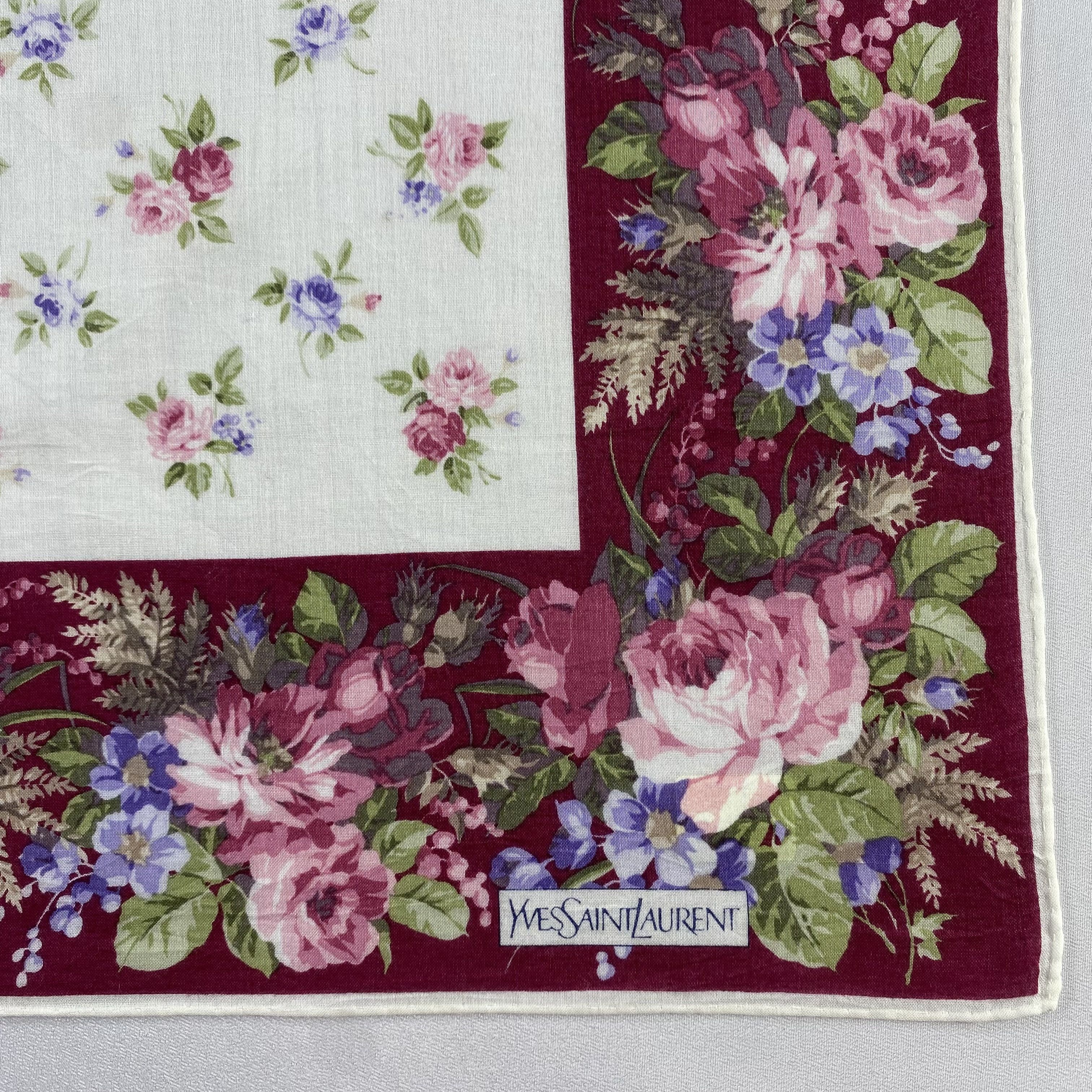 Vintage Yves Saint Laurent Neckerchief / Handkerchief-P719 Size ONE SIZE - 3 Thumbnail