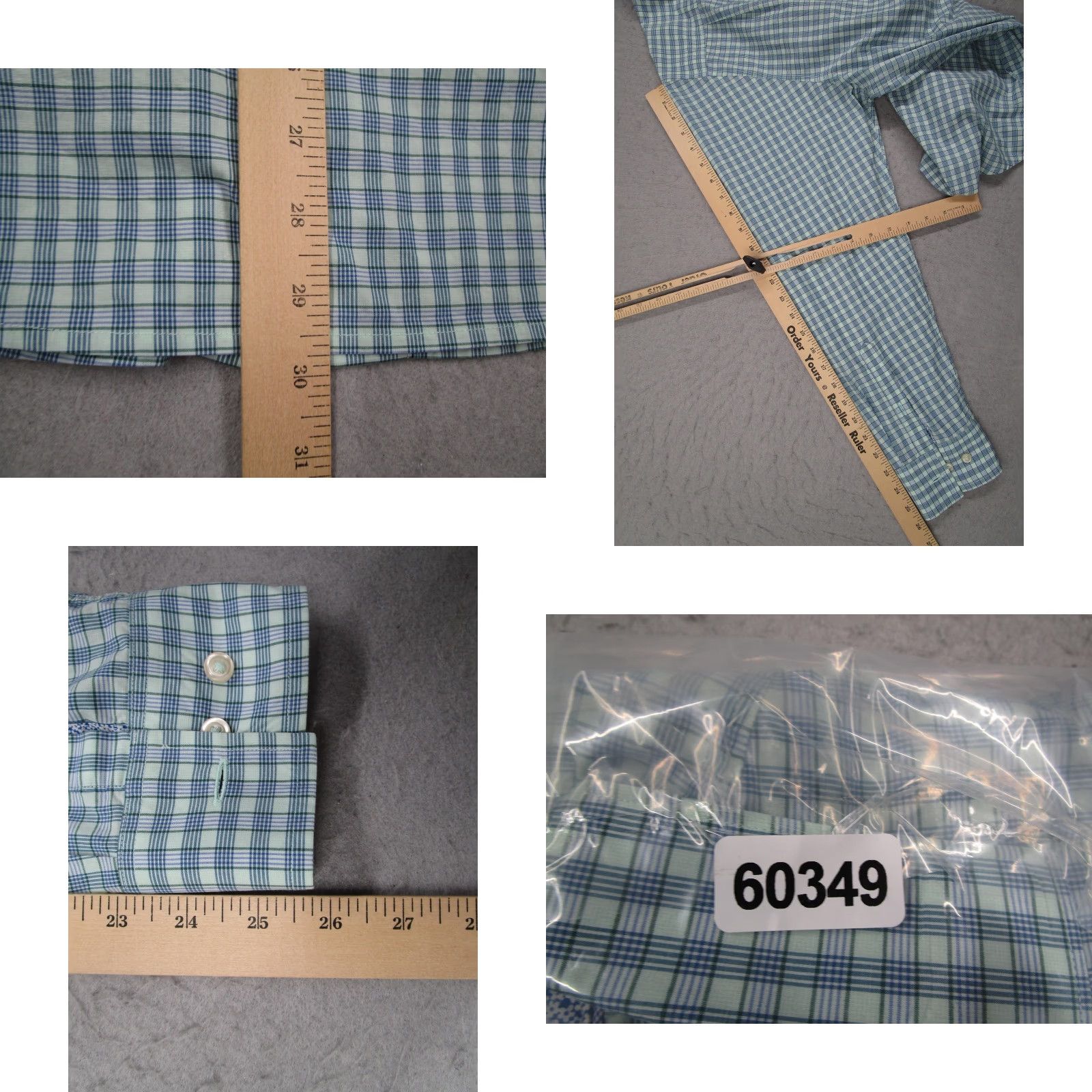 Tommy Bahama Tommy Bahama Shirt Mens Large Green Blue Plaid Newport Coast Pima Cotton Casual Size US L / EU 52-54 / 3 - 8 Thumbnail