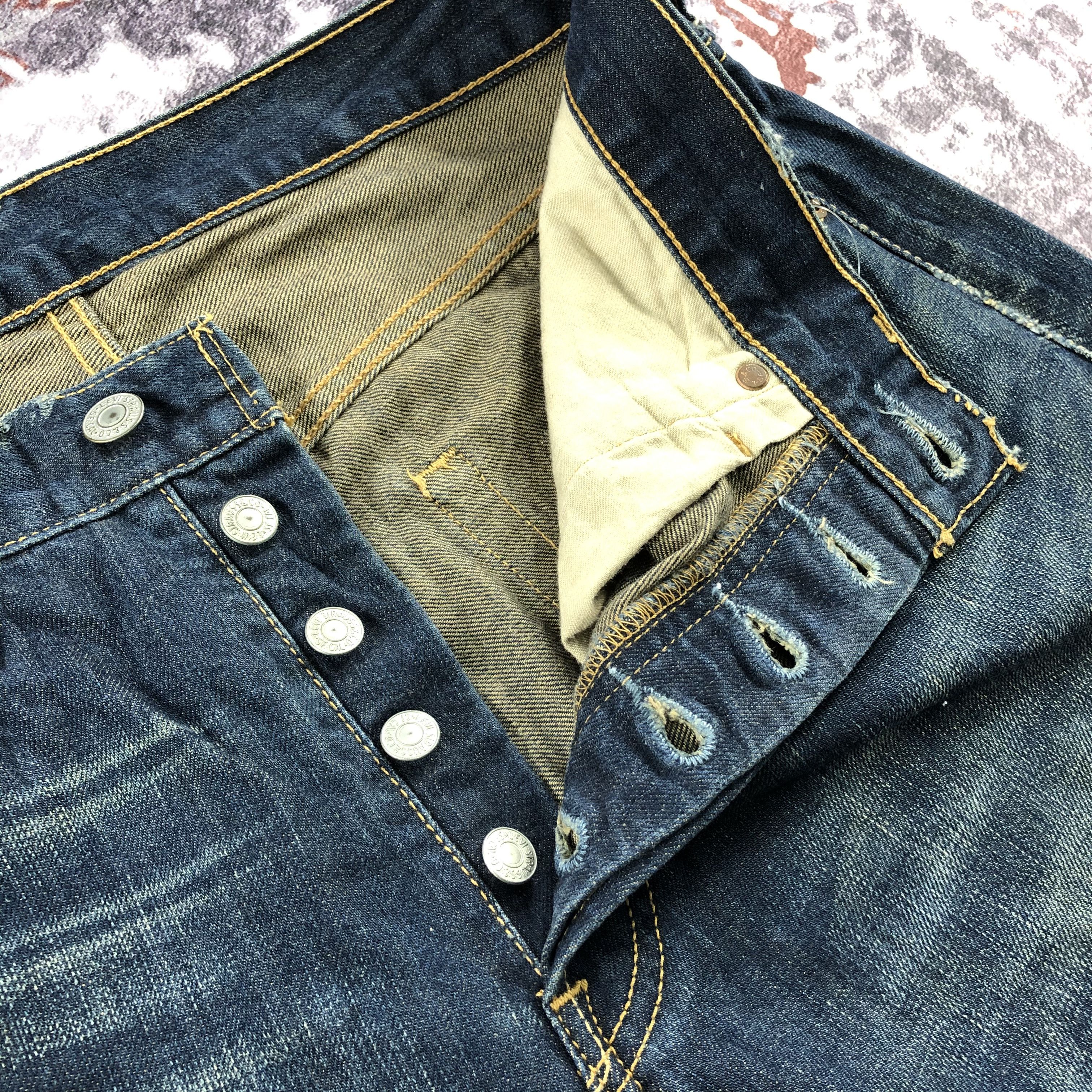 Levi's Vintage 90s Levis 501 Jeans-JM2093 Size US 33 - 8 Thumbnail