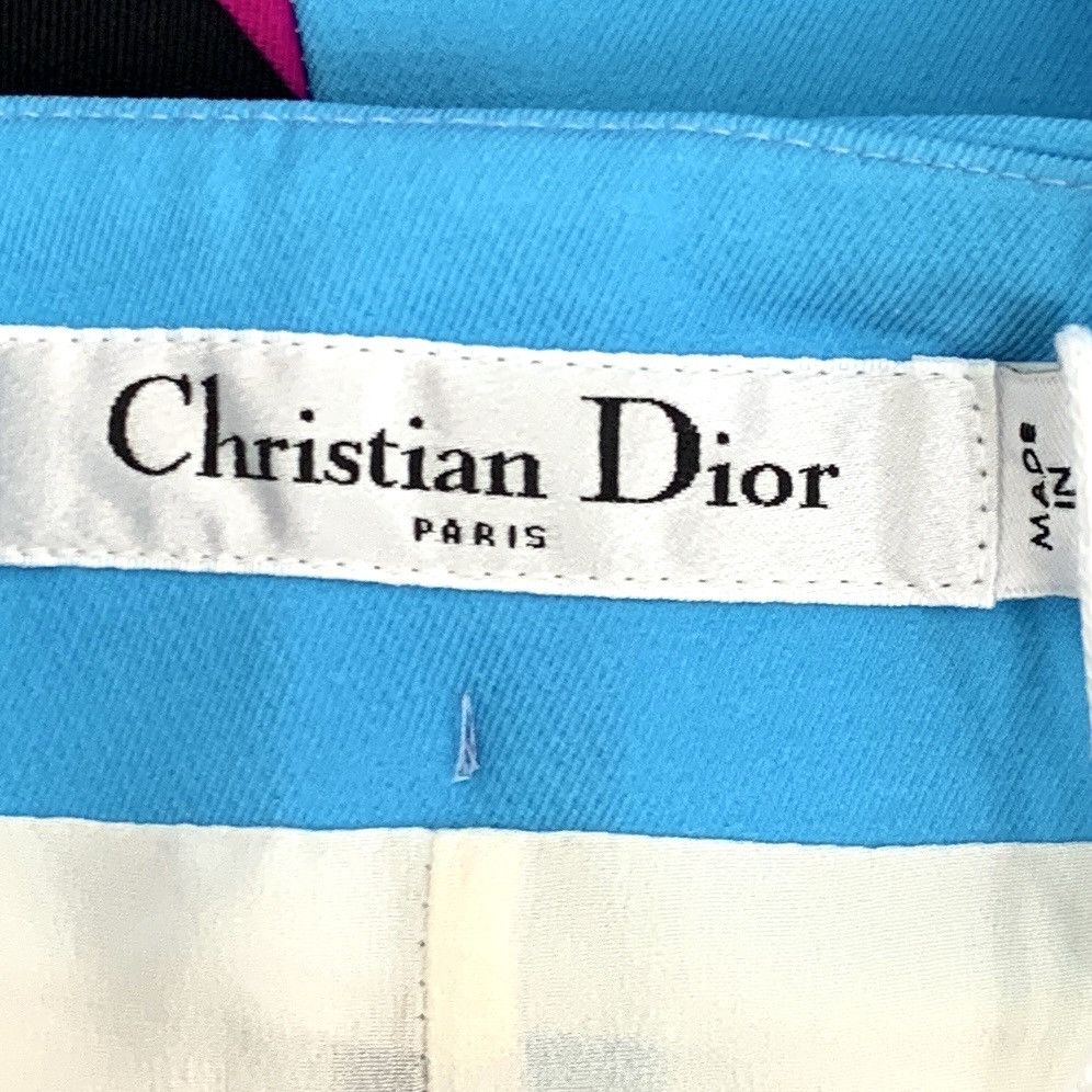 Dior Dior Colorful Striped Irregular Printed Casual Shorts K26WX Size 25" / US 0 / IT 36 - 5 Thumbnail