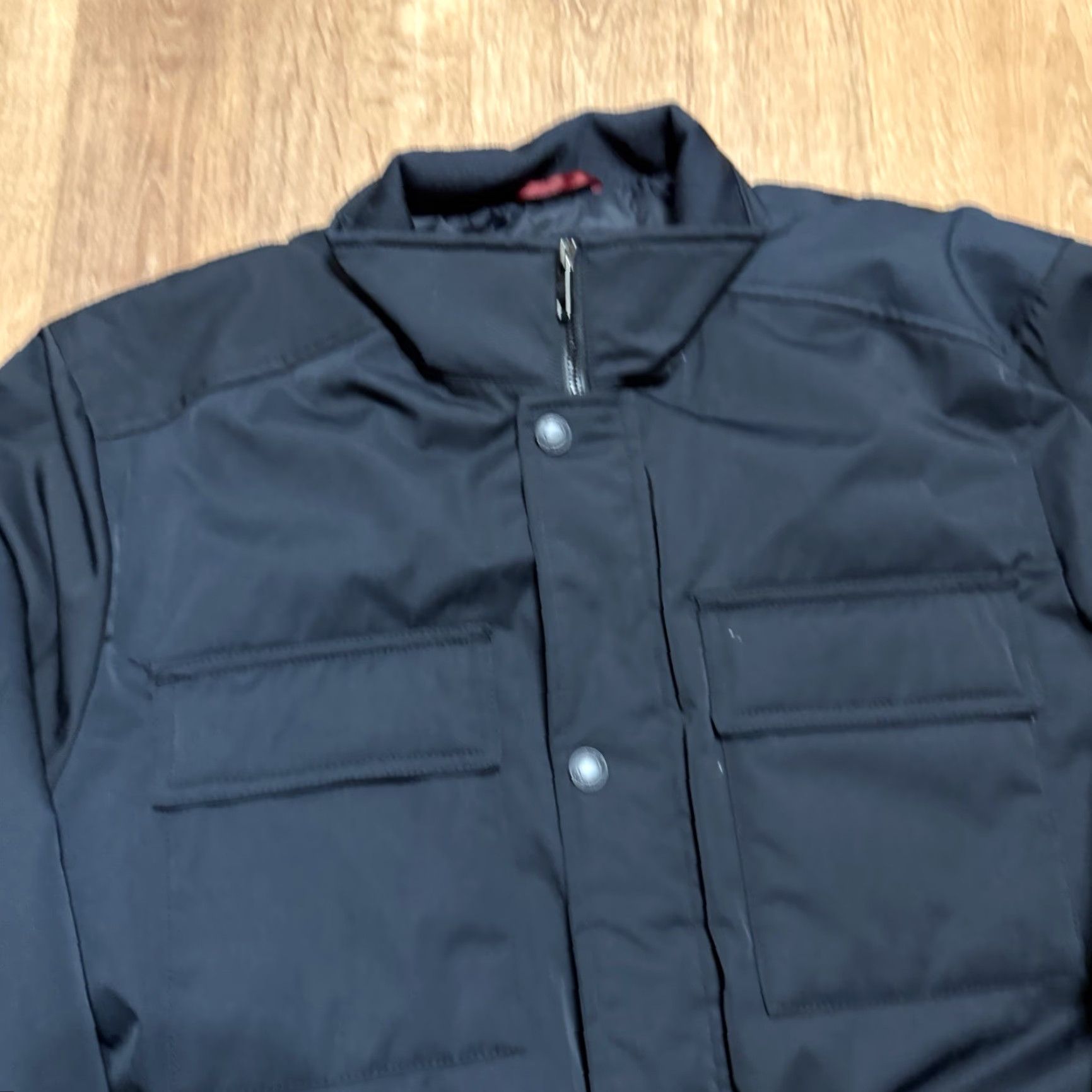 UNTUCKit UNTUCKit Utility Jacket Mens Large Black Full Zip Water Resistant Outdoor Dad Jacket Mens L Black Outdoor All Seasons Size US L / EU 52-54 / 3 - 4 Thumbnail