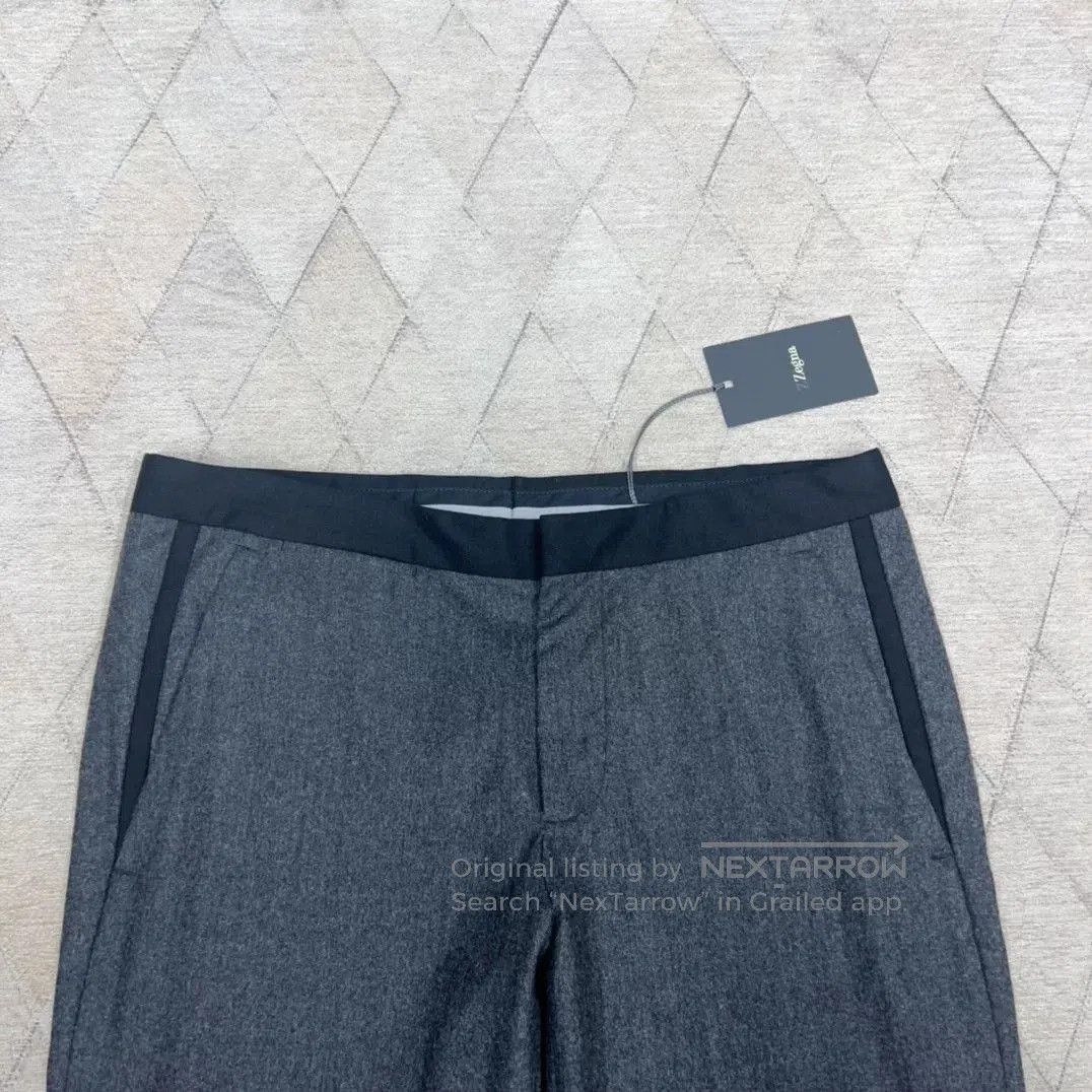 Ermenegildo Zegna Zegna Dark Gray Woolen Suit Pants. Size US 34 / EU 50 - 2 Thumbnail