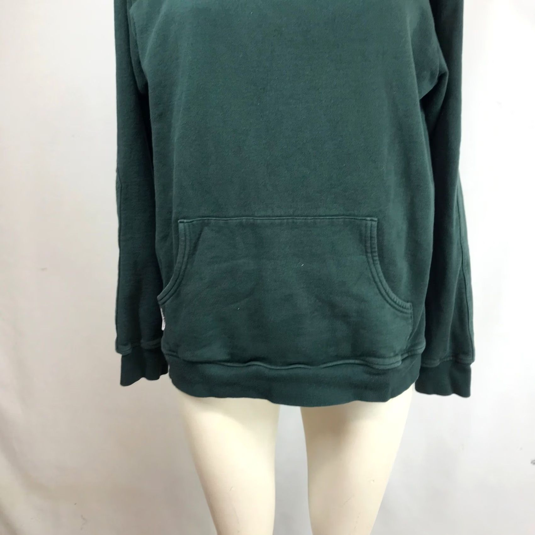 Vintage Dovetail Workwear Hoodie Womens S Green Tough As The Work Snap Neck Pullover Hooded Sweatshirt Size S / US 4 / IT 40 - 3 Thumbnail