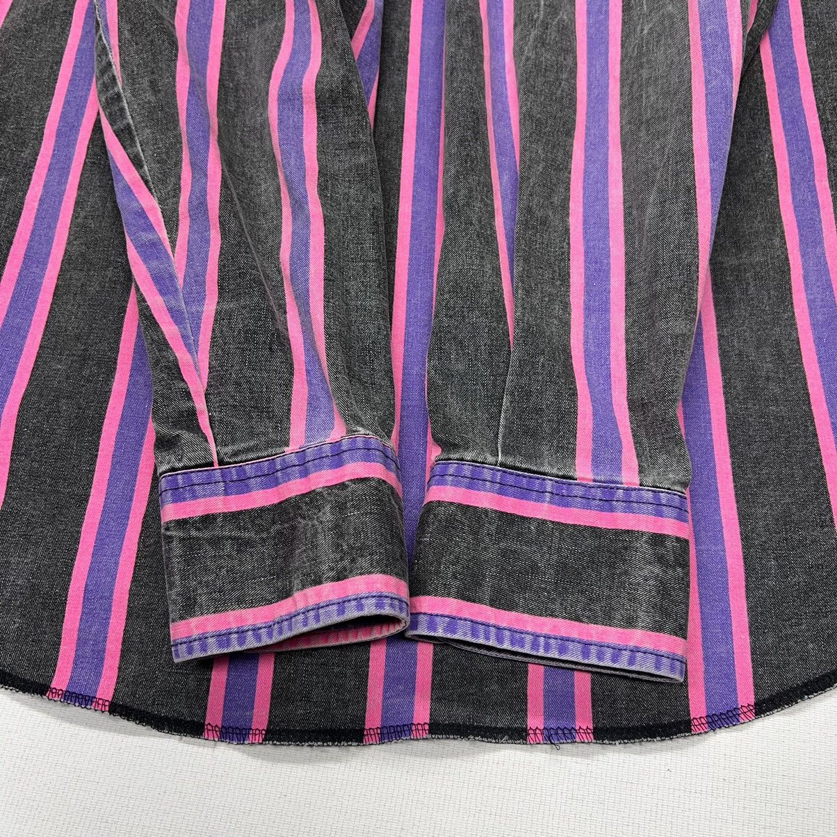Vintage × Wrangler Wrangler Brushpopper Shirt 15.5 33 Pink Purple Western Rodeo Size US M / EU 48-50 / 2 - 15 Thumbnail
