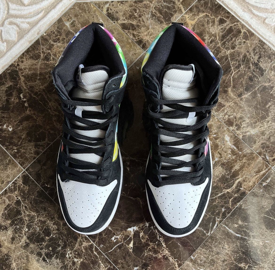 Nike Nike Dunk High SB “TV Signal” size 12 Size US 12 / EU 45 - 3 Thumbnail
