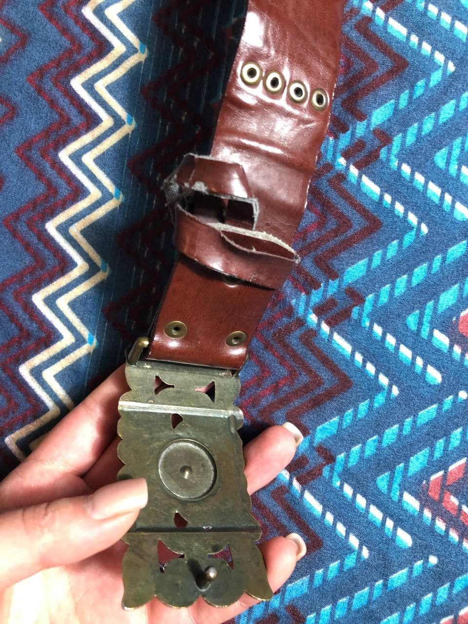 Vintage AVANT-GARDE LEATHER BELT RARE Size ONE SIZE - 6 Thumbnail