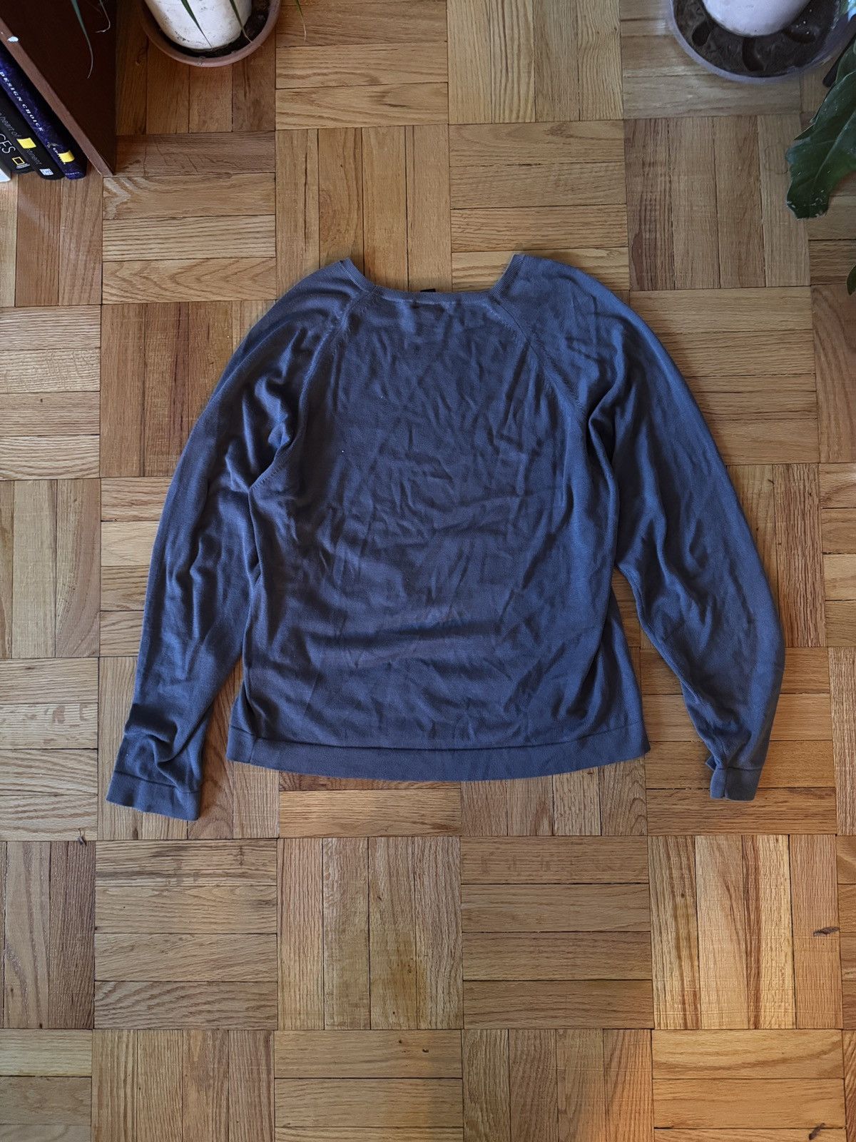 Club Monaco Club Monaco Grey Cotton Sweater Size L Size US L / EU 52-54 / 3 - 3 Thumbnail