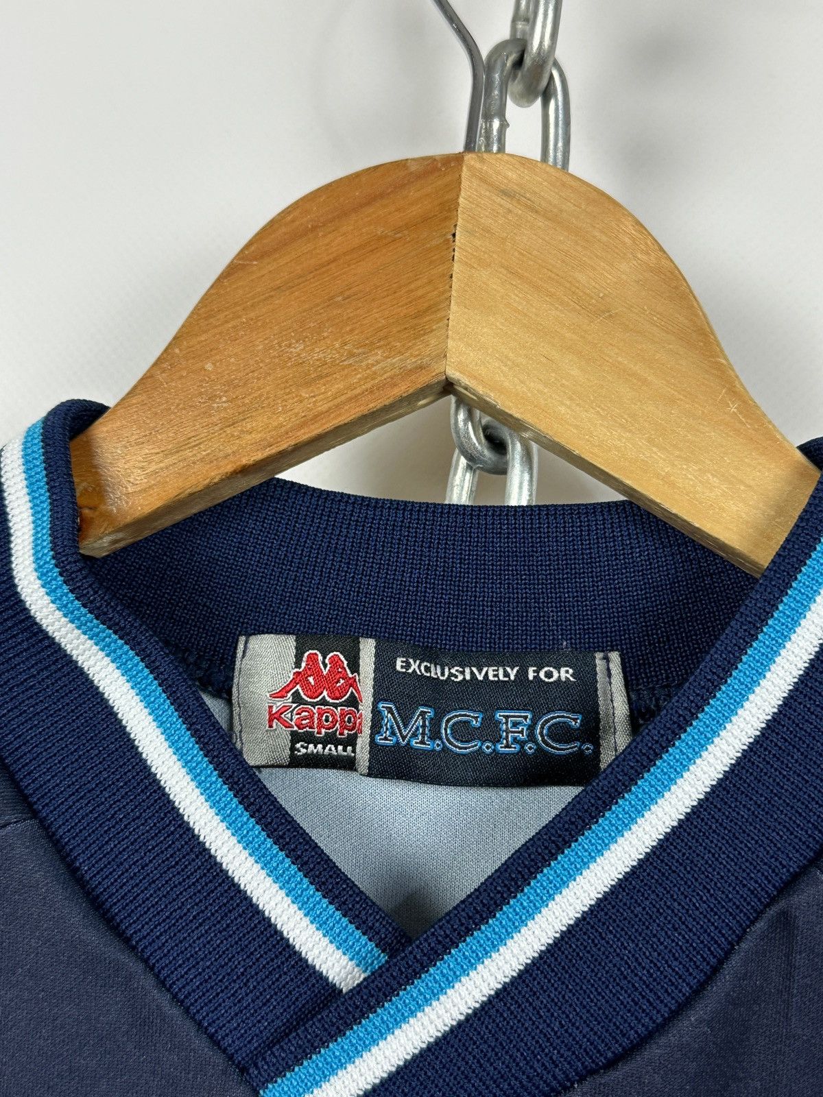 Kappa 1997/99 Kappa Manchester City Vintage Training Jersey Kit Size US S / EU 44-46 / 1 - 21 Thumbnail