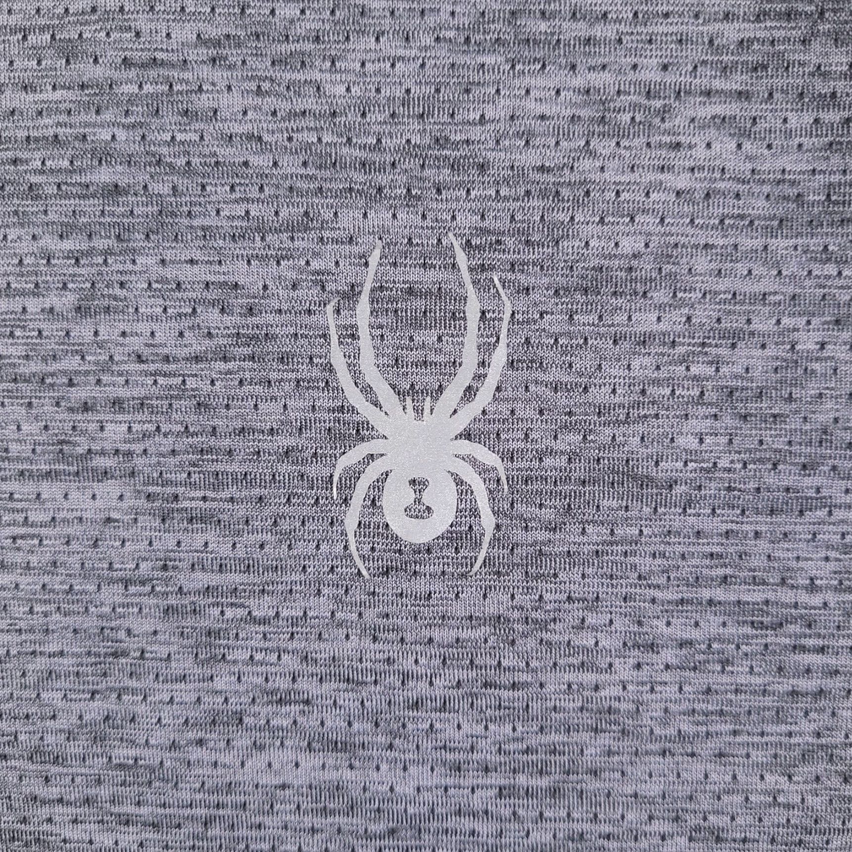 Spyder Spyder Shirt Mens L Gray Slim Run Gym Workout Performance Stretch T-Shirt Size US L / EU 52-54 / 3 - 2 Thumbnail