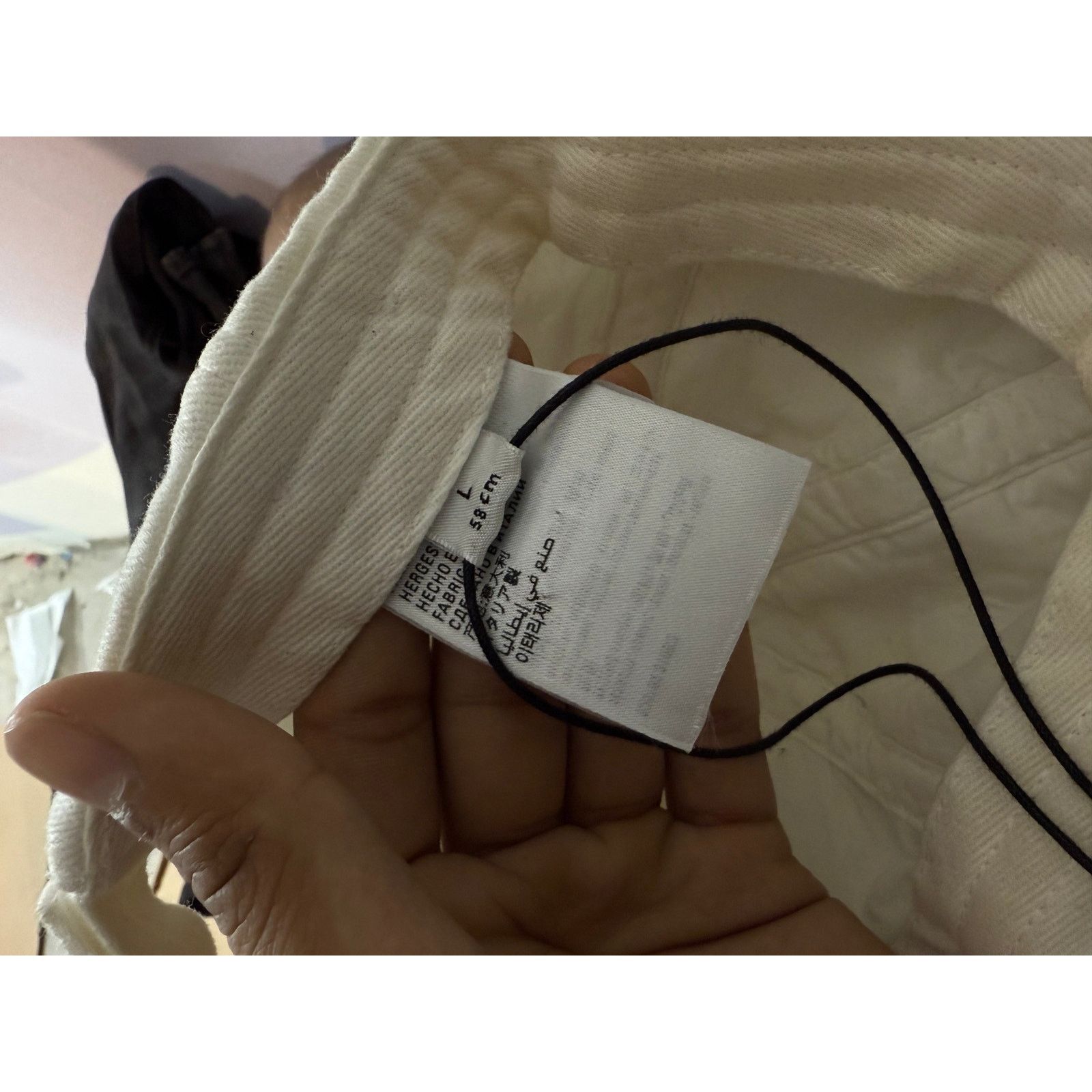 Balenciaga Balenciaga White Black Cap Used OS Size ONE SIZE - 2 Thumbnail