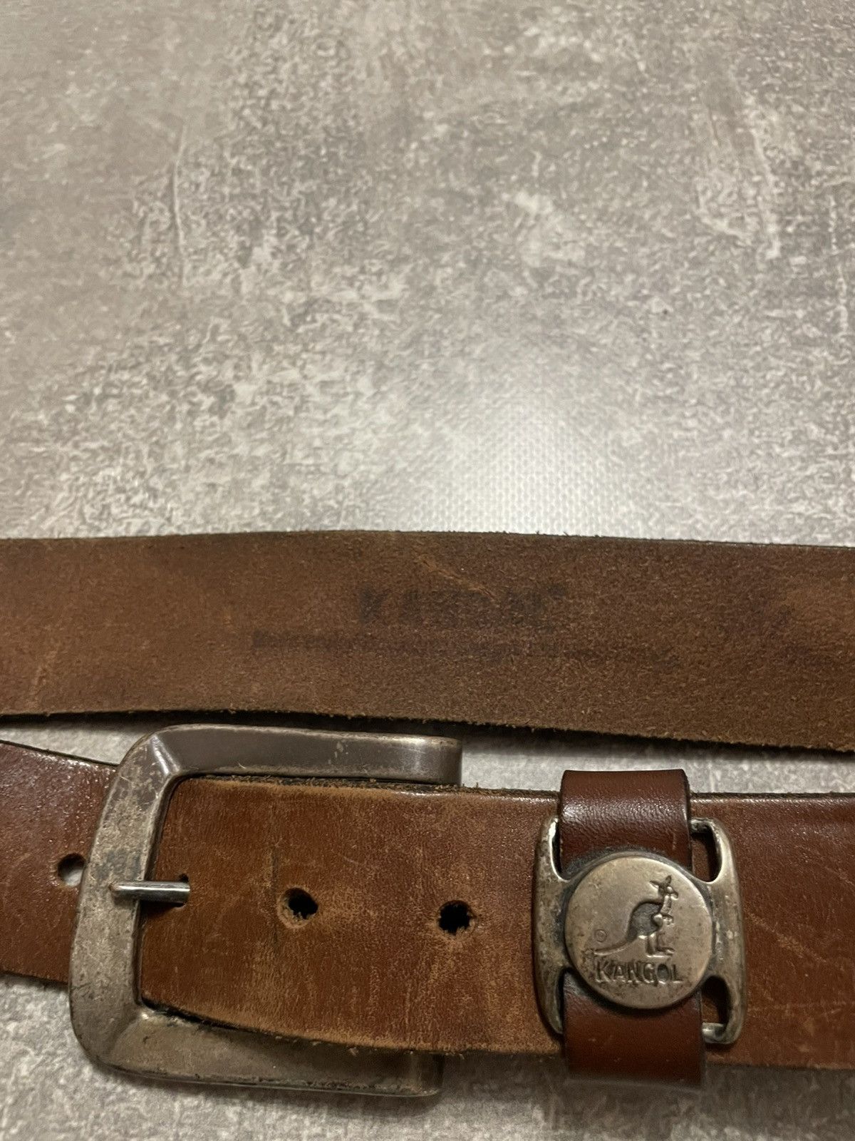 Kangol Vintage Kangol Leather Belt 90s Size ONE SIZE - 13 Thumbnail