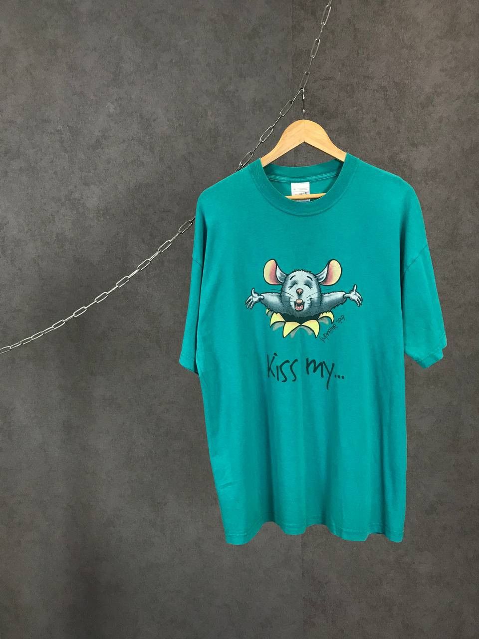 Vintage Charlie Chinchilla vintage 1999 humor overprinted tee Size US XL / EU 56 / 4 - 1 Thumbnail