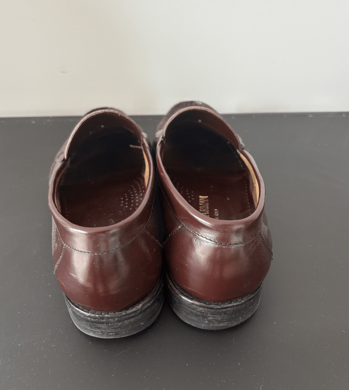 Giorgio Armani Vintage 80s 90s Giorgio Armani Loafers SIze 9 Size US 9 / EU 42 - 4 Thumbnail