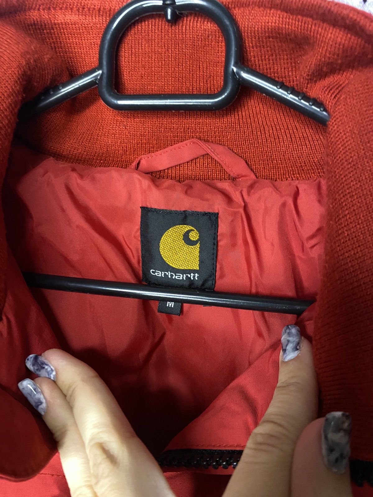 Carhartt Men's jacket Carhartt wip red size M streetwear Size US M / EU 48-50 / 2 - 5 Thumbnail