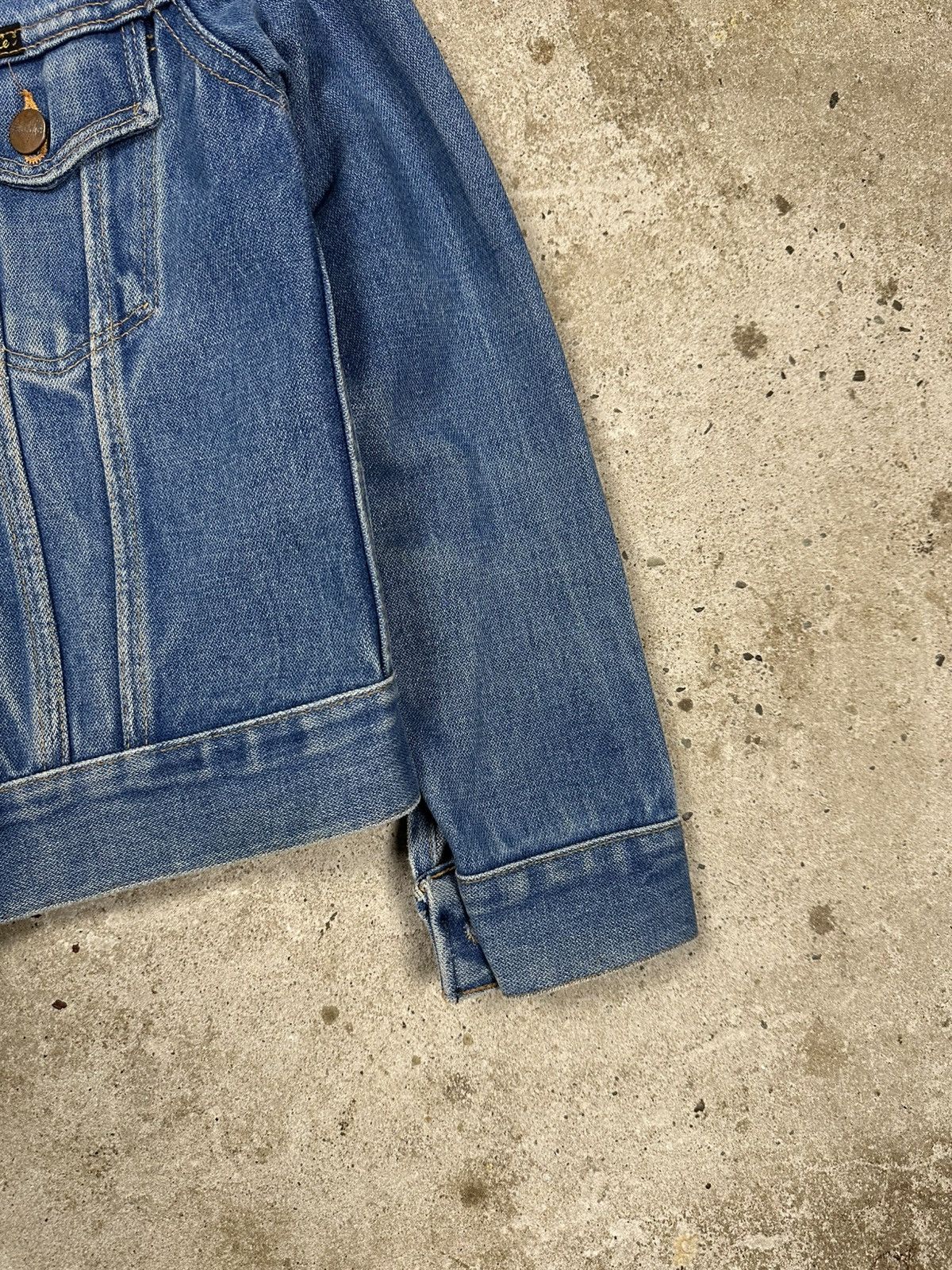 Wrangler Vintage 80s Wrangler Denim Jeans Trucker Jacket rare Size XS / US 0-2 / IT 36-38 - 4 Thumbnail