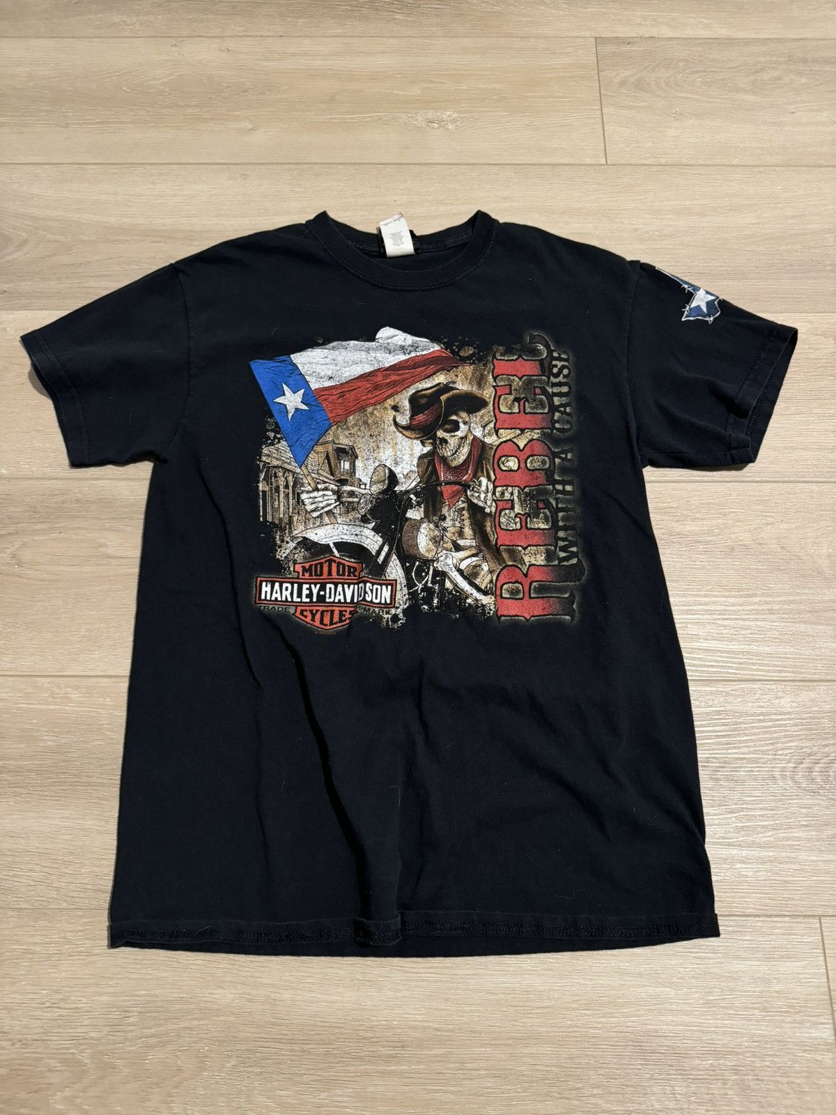 Harley Davidson × Vintage Vintage Harley Davidson ‘Rebel with a Cause’ Tee Size US M / EU 48-50 / 2 - 1 Thumbnail
