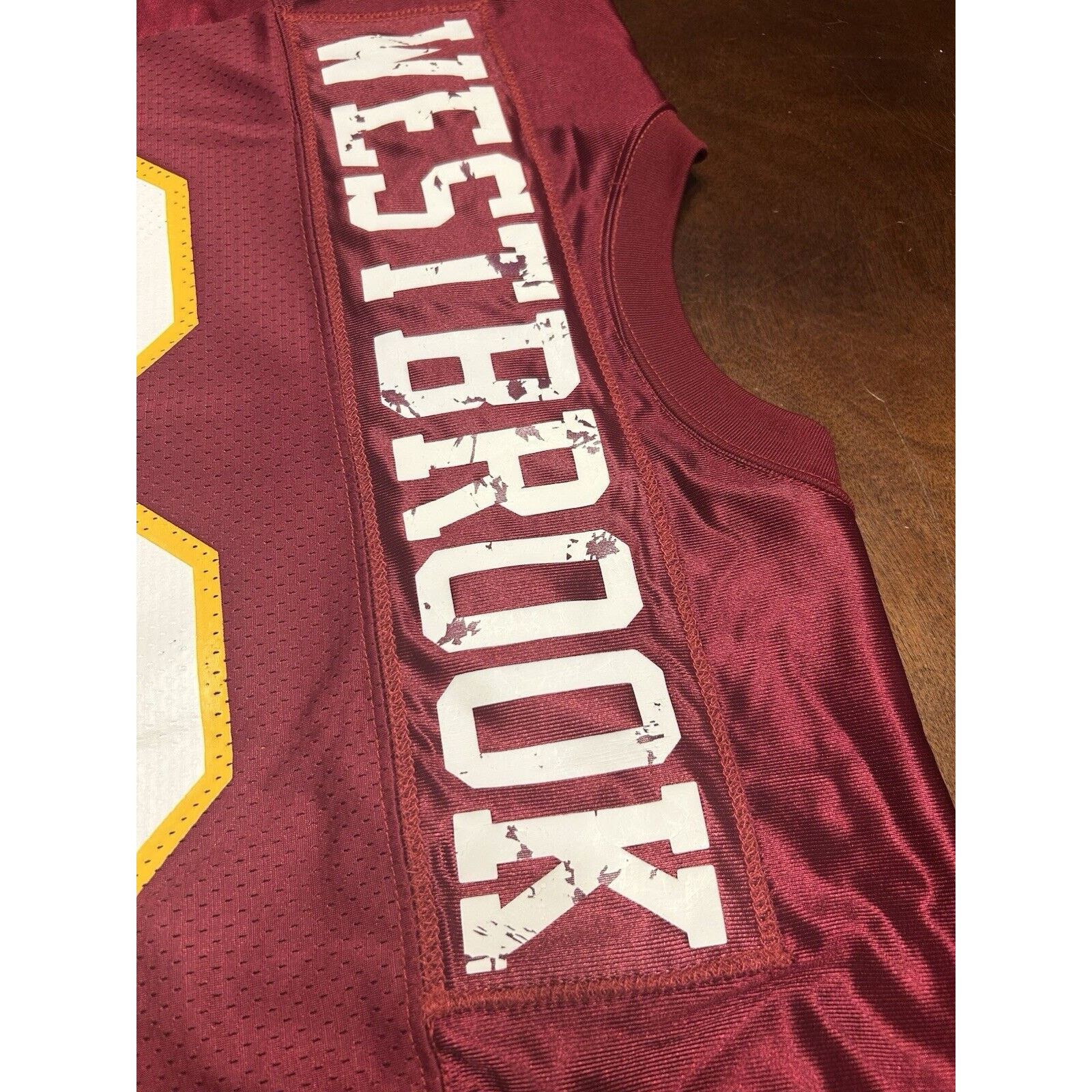 Wilson VTG 90s Michael Westbrook #82 Washington Redskins NFL Jersey Size US XL / EU 56 / 4 - 3 Thumbnail