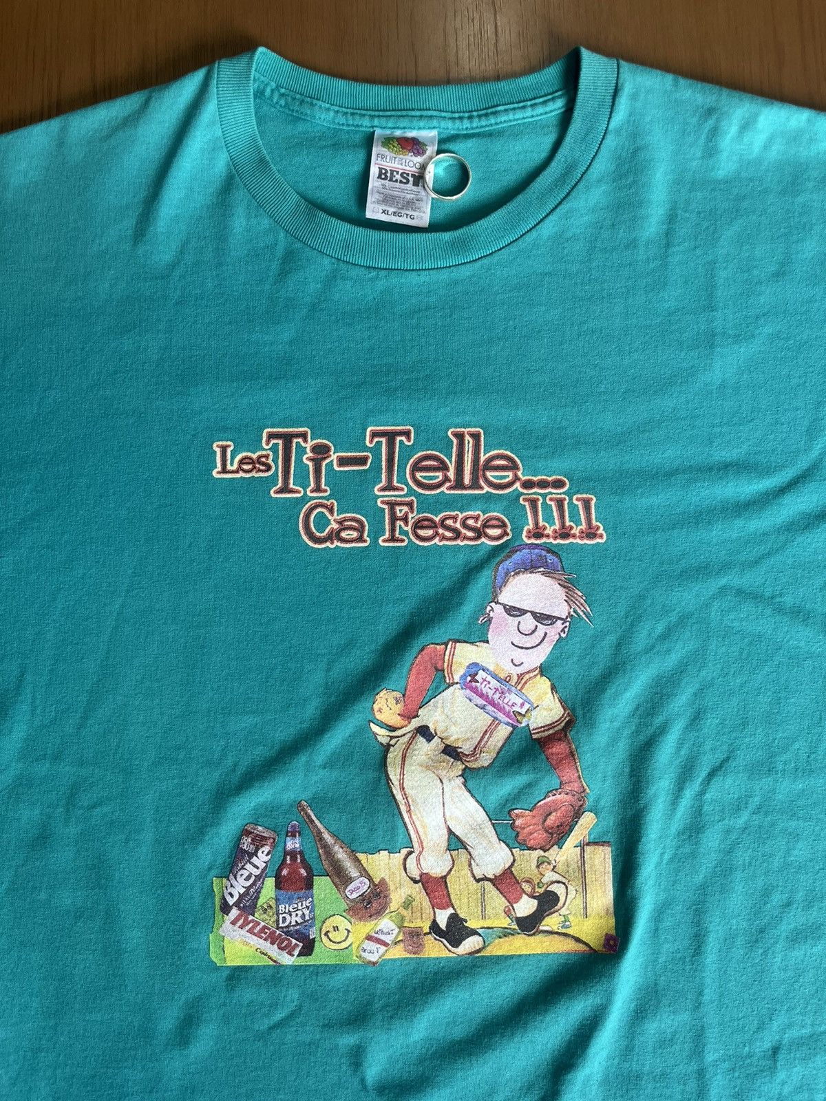 Vintage Vintage Les Ti-Telle… Ca Fesse !!! By Ti-wiss 00’s Tshirt Size US XL / EU 56 / 4 - 6 Thumbnail