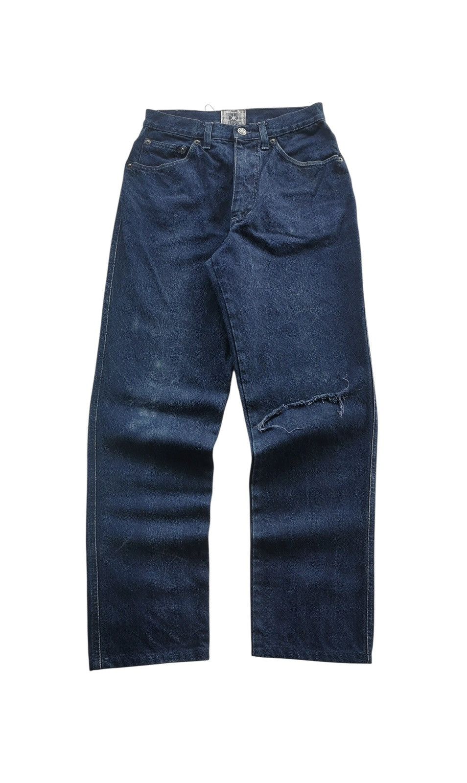Iceberg Vintage 90s Iceberg Jeans Embroidery Batman Logo Back Pocket Size US 27 - 4 Thumbnail