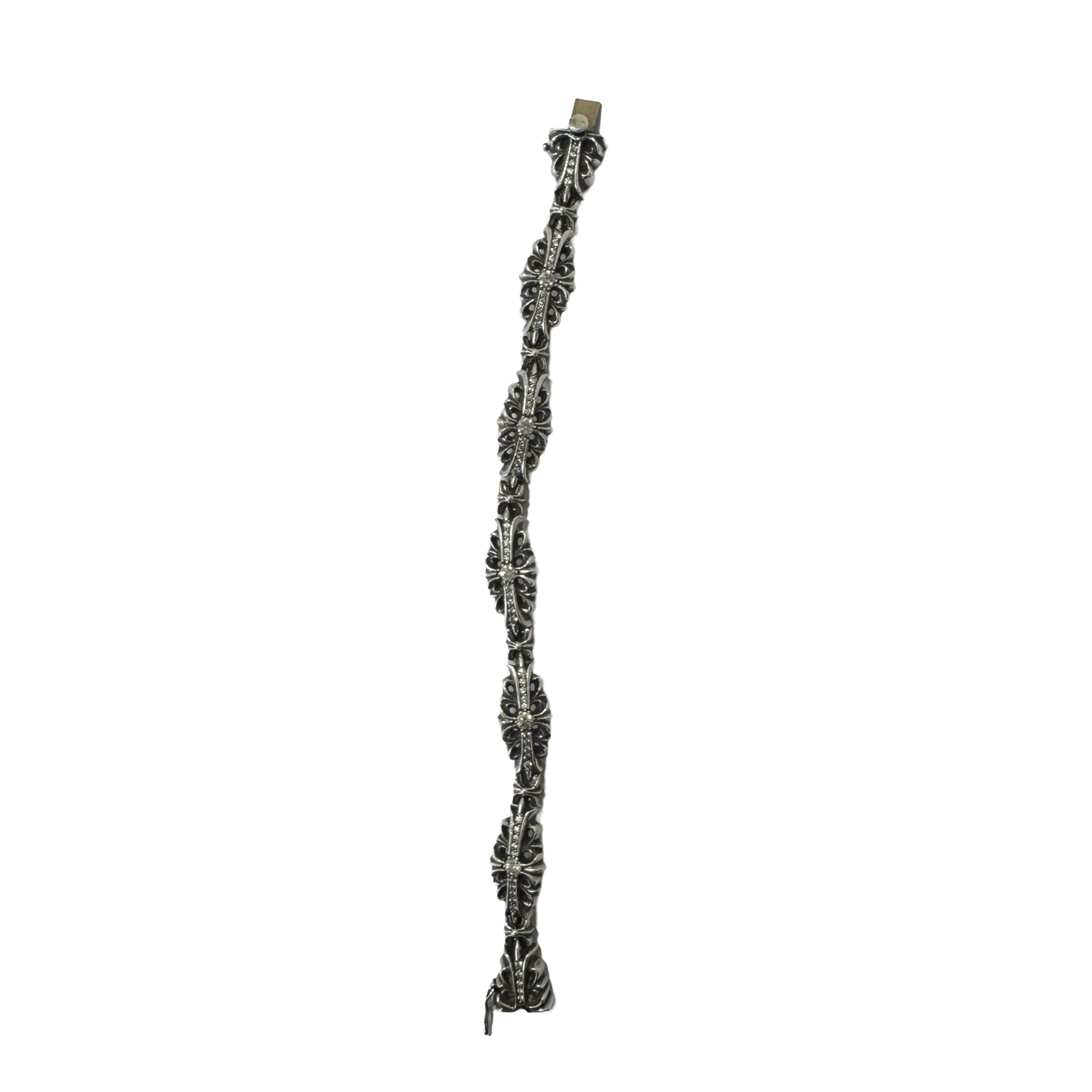 Chrome Hearts Chrome Hearts Diamond Flare Floral Cross 6 Link Size ONE SIZE - 3 Thumbnail