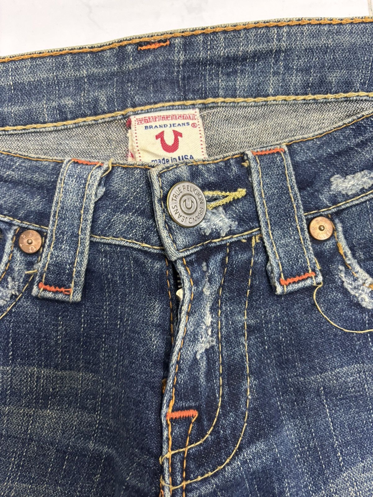 Japanese Brand × True Religion Flare Jeans True Religion Joey Bootcut Distressed Denim Jean Size 28" / US 6 / IT 42 - 9 Thumbnail