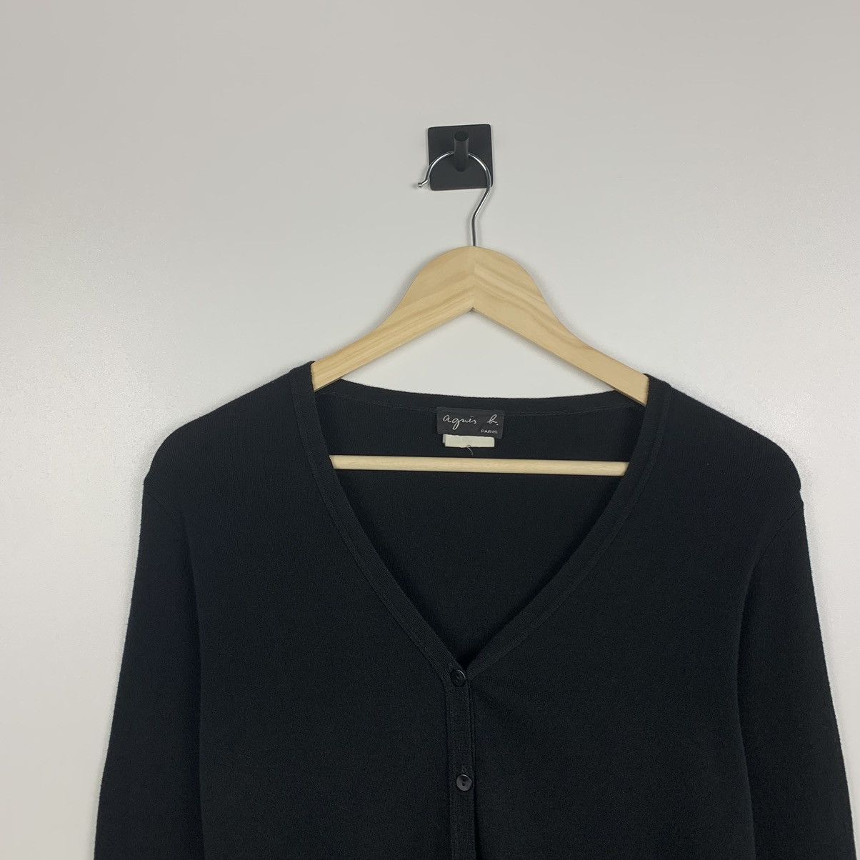 agnes b. Women’s Agnes b. Paris Cotton Cardigan Button Up Avant Garde Size XS / US 0-2 / IT 36-38 - 2 Thumbnail