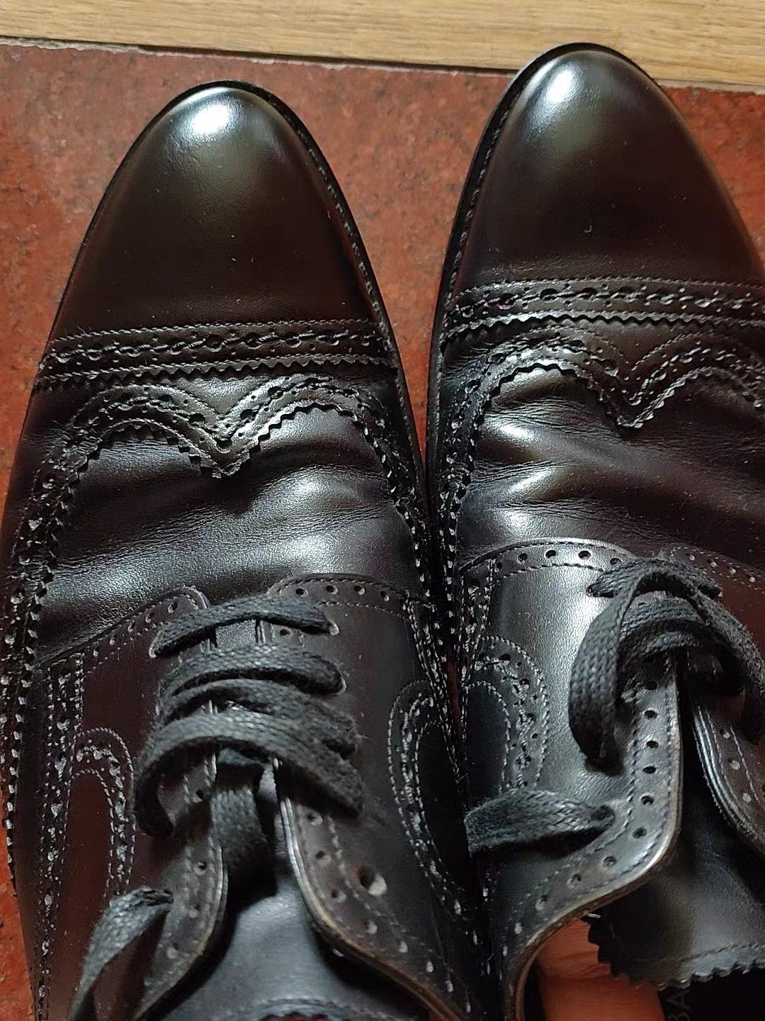 Dolce & Gabbana D&G Men's Black Genuine Leather Dress Shoes K29 Size US 8 / EU 41 - 6 Thumbnail