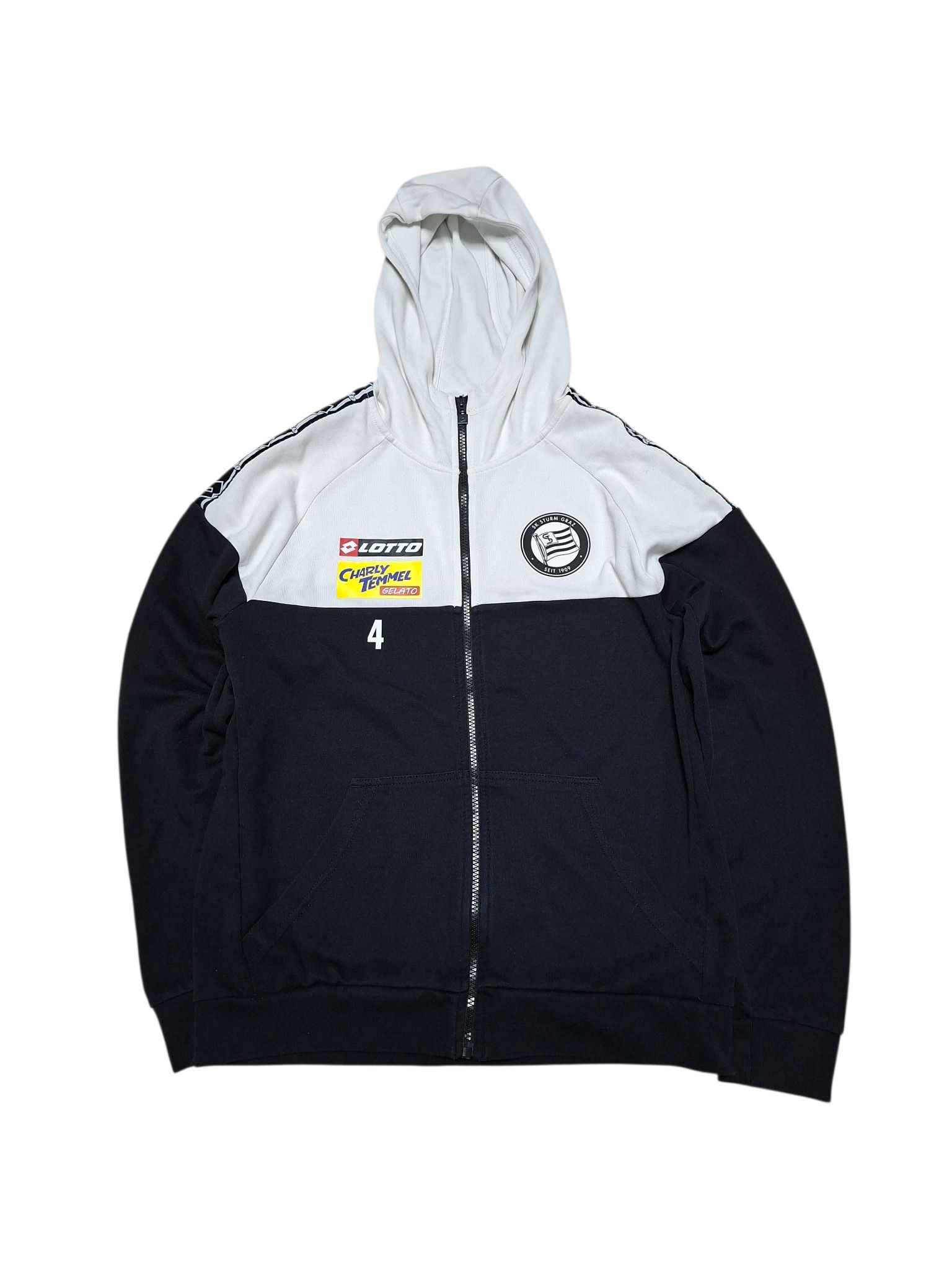 Lotto Sport STURM GRAZ AUSTRIA LOTTO VINTAGE SOCCER ZIP HOODIE Size US M / EU 48-50 / 2 - 1 Thumbnail