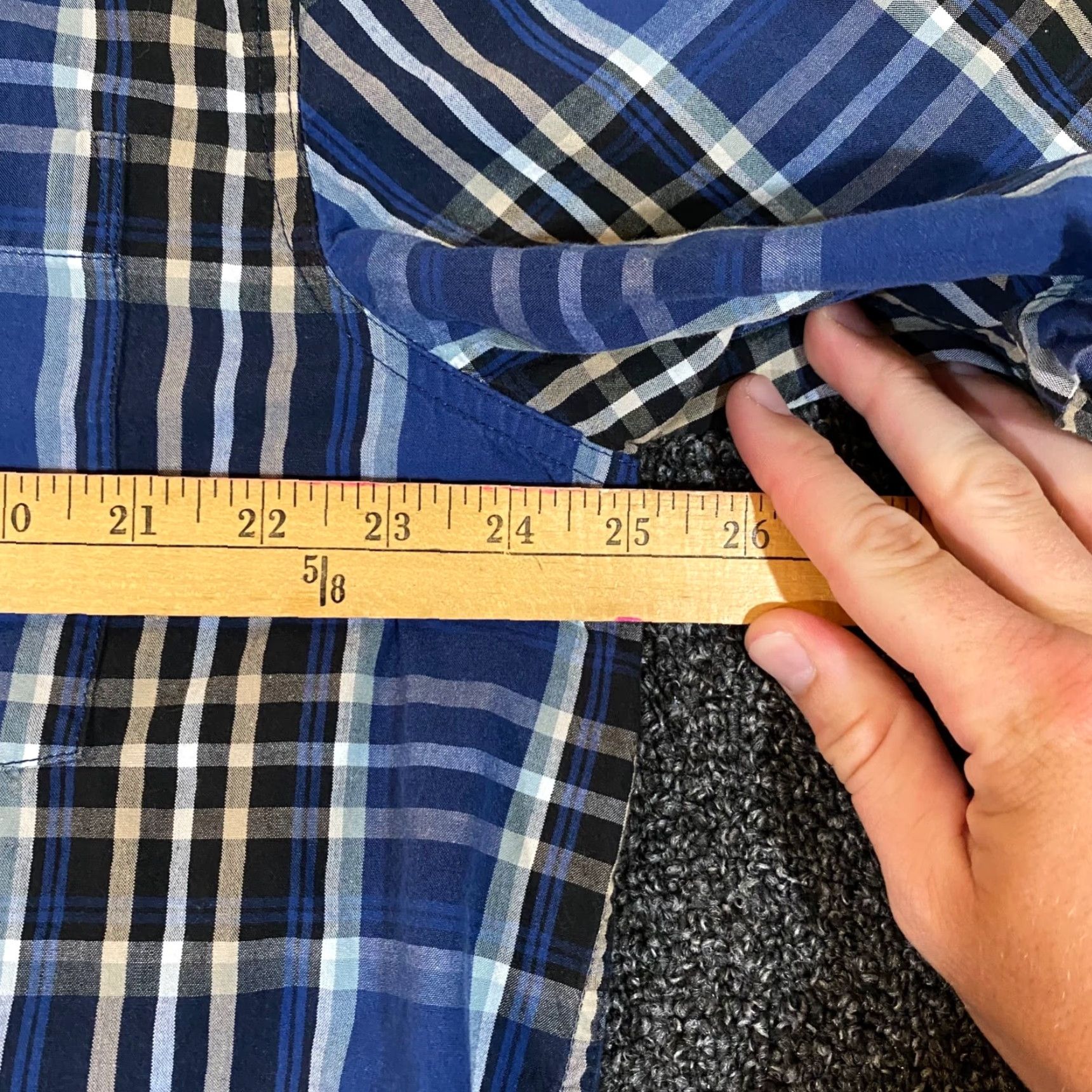 Carhartt Carhartt Shirt Mens XL Tall Blue White Plaid Button Down Relaxed Top S/S Work Size US XL / EU 56 / 4 - 5 Thumbnail