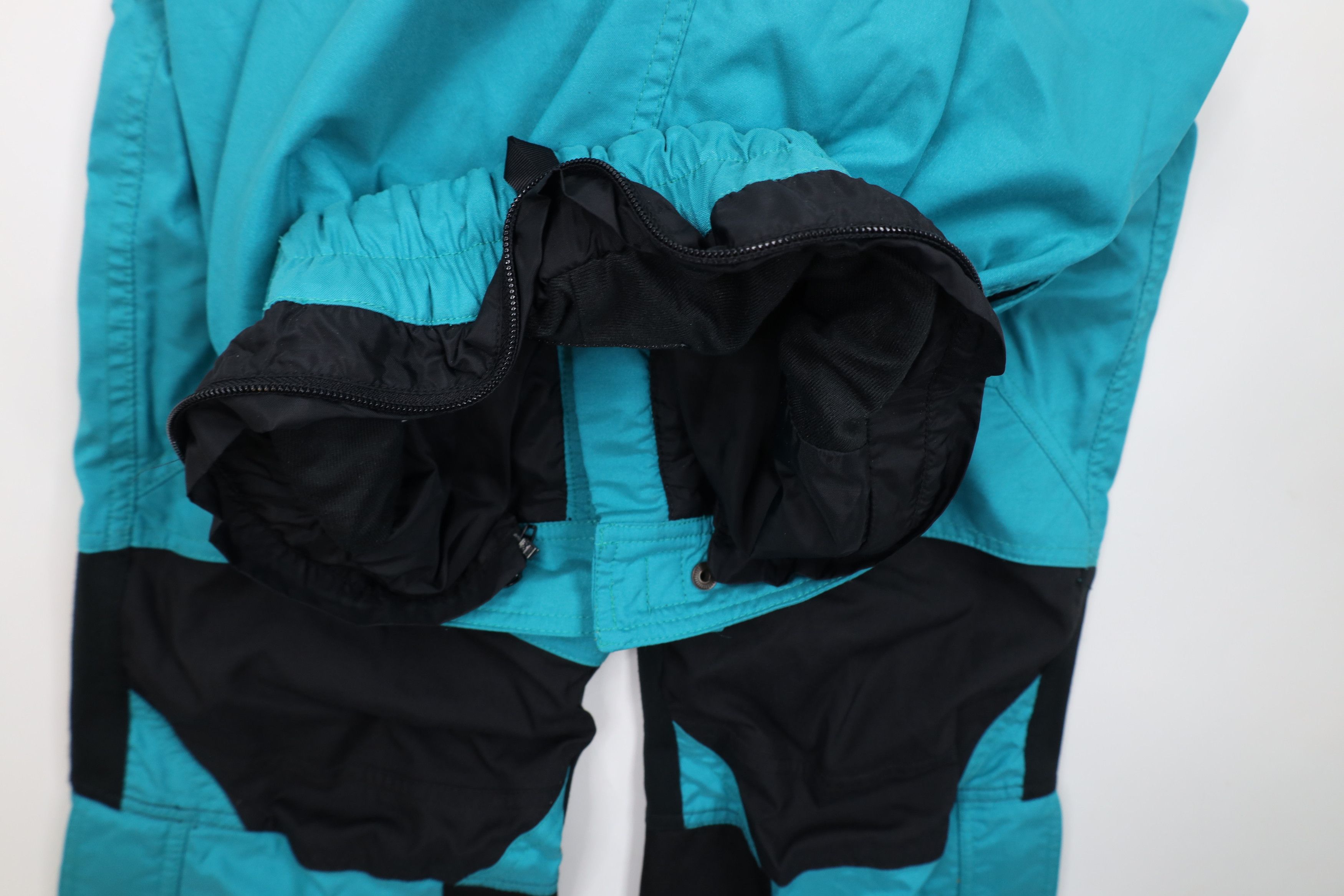 The North Face Vintage 90s The North Face Spell Out Winter Snow Pants Teal Size 30" / US 8 / IT 44 - 9 Thumbnail