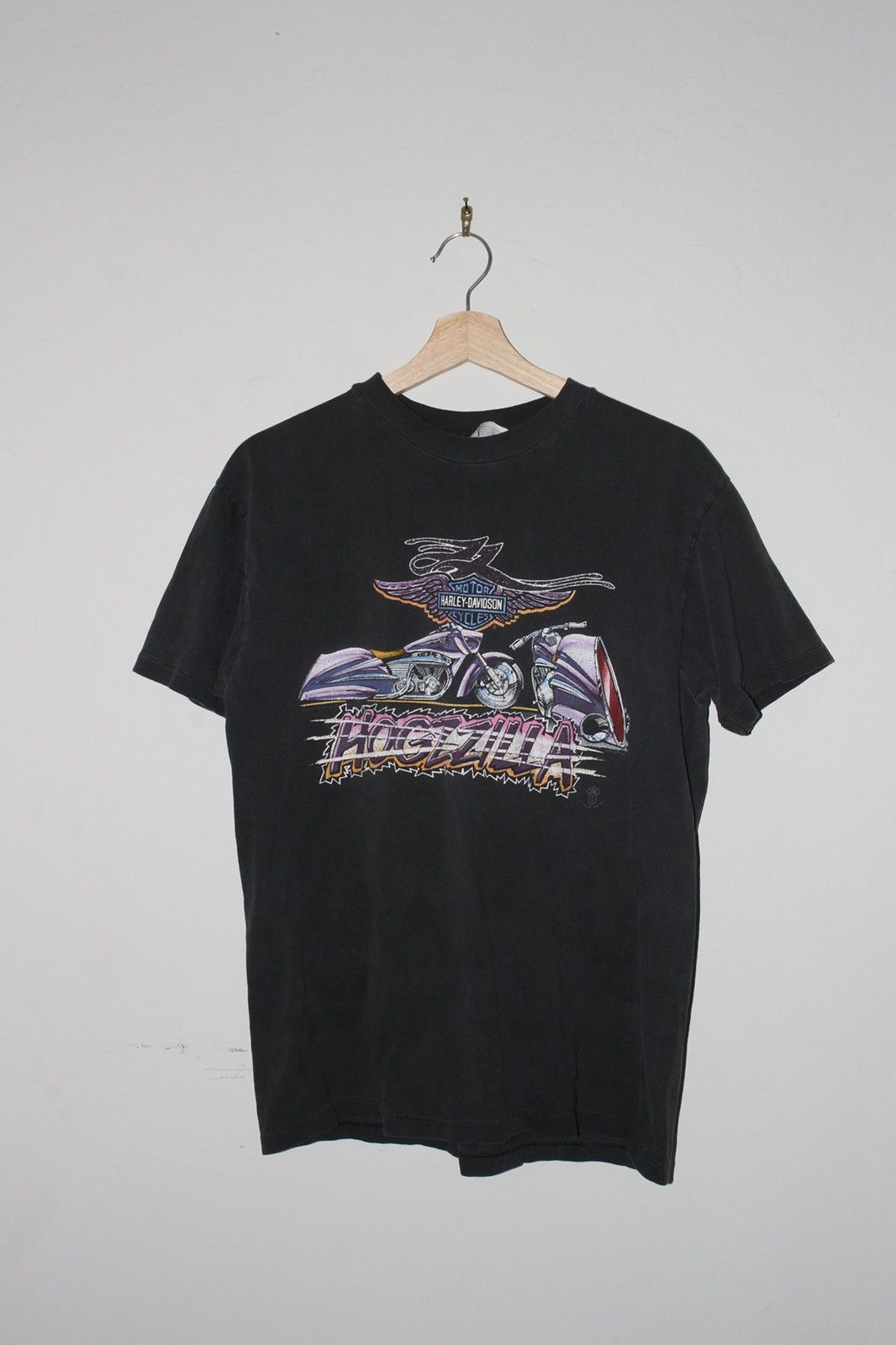 Harley Davidson 1991 Harley Davidson “HOGZILLA” Tee Size US L / EU 52-54 / 3 - 1 Thumbnail