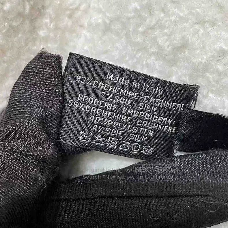 Chanel Chanel Black and white panda colour double C knitted cold Size ONE SIZE - 4 Thumbnail