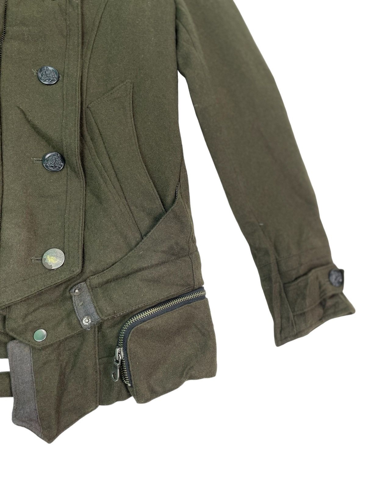 PPFM Vtg 90s PPFM japan military inspired design coat jacket Size US M / EU 48-50 / 2 - 3 Thumbnail