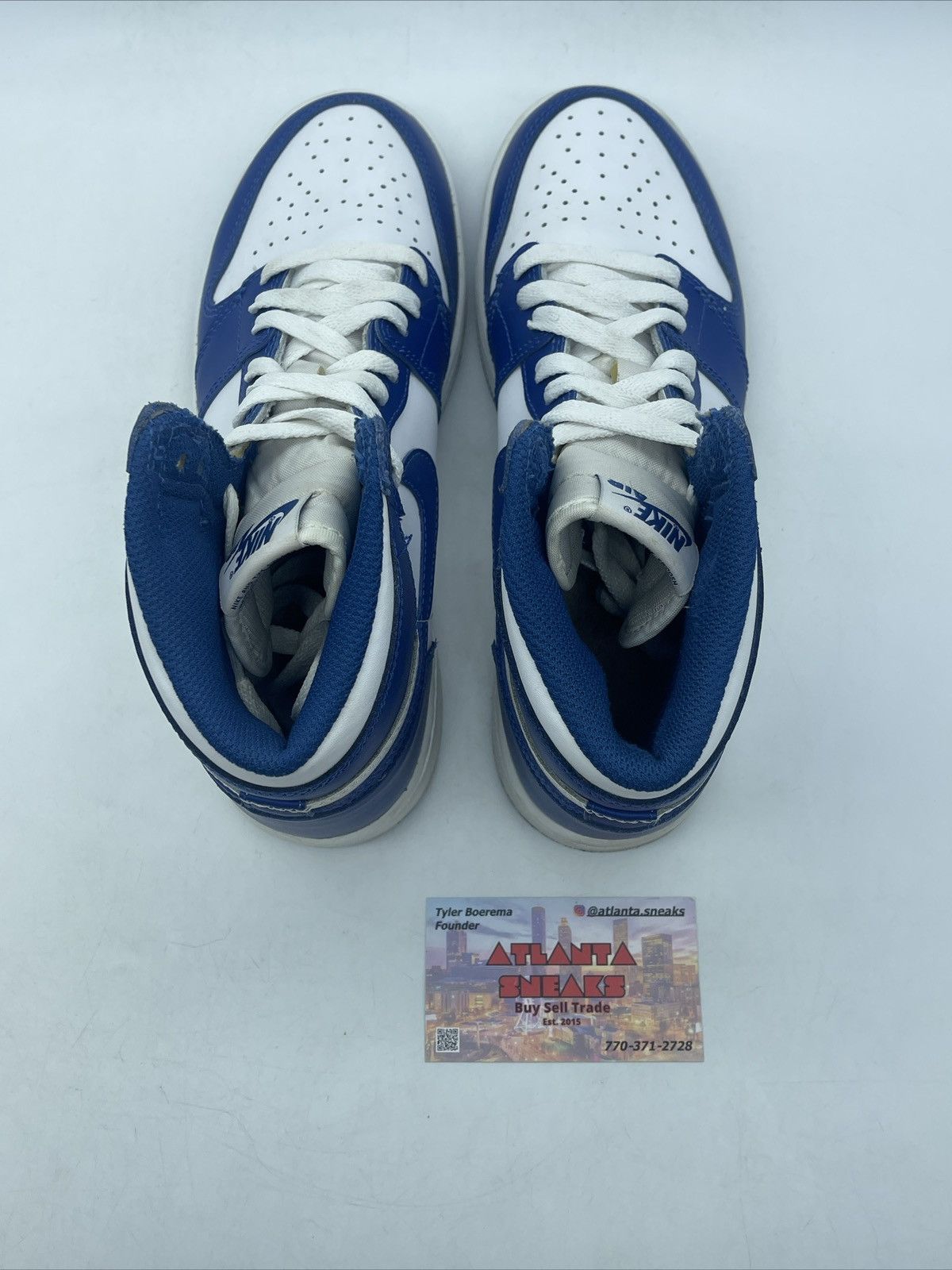Nike Air Jordan 1 high storm blue Size US 6.5 / EU 39-40 - 6 Thumbnail