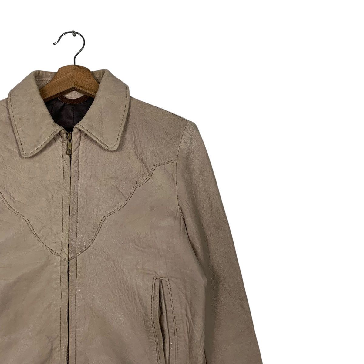 Schott Vintage 80s Schott Nyc Leather Jacket Size M / US 6-8 / IT 42-44 - 5 Thumbnail