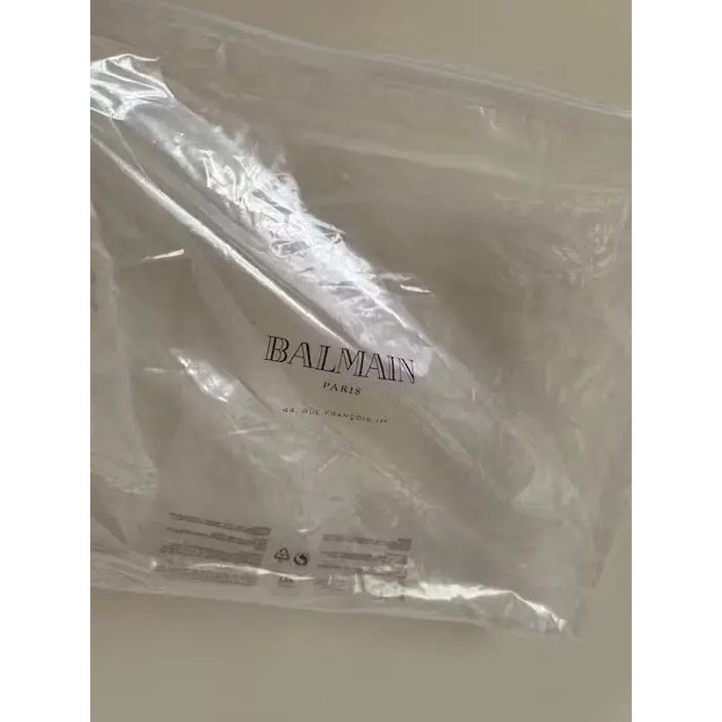 Balmain o1rshd1 Biker Sweat Pants With Silver Waist Band in Black Size US 30 / EU 46 - 16 Thumbnail
