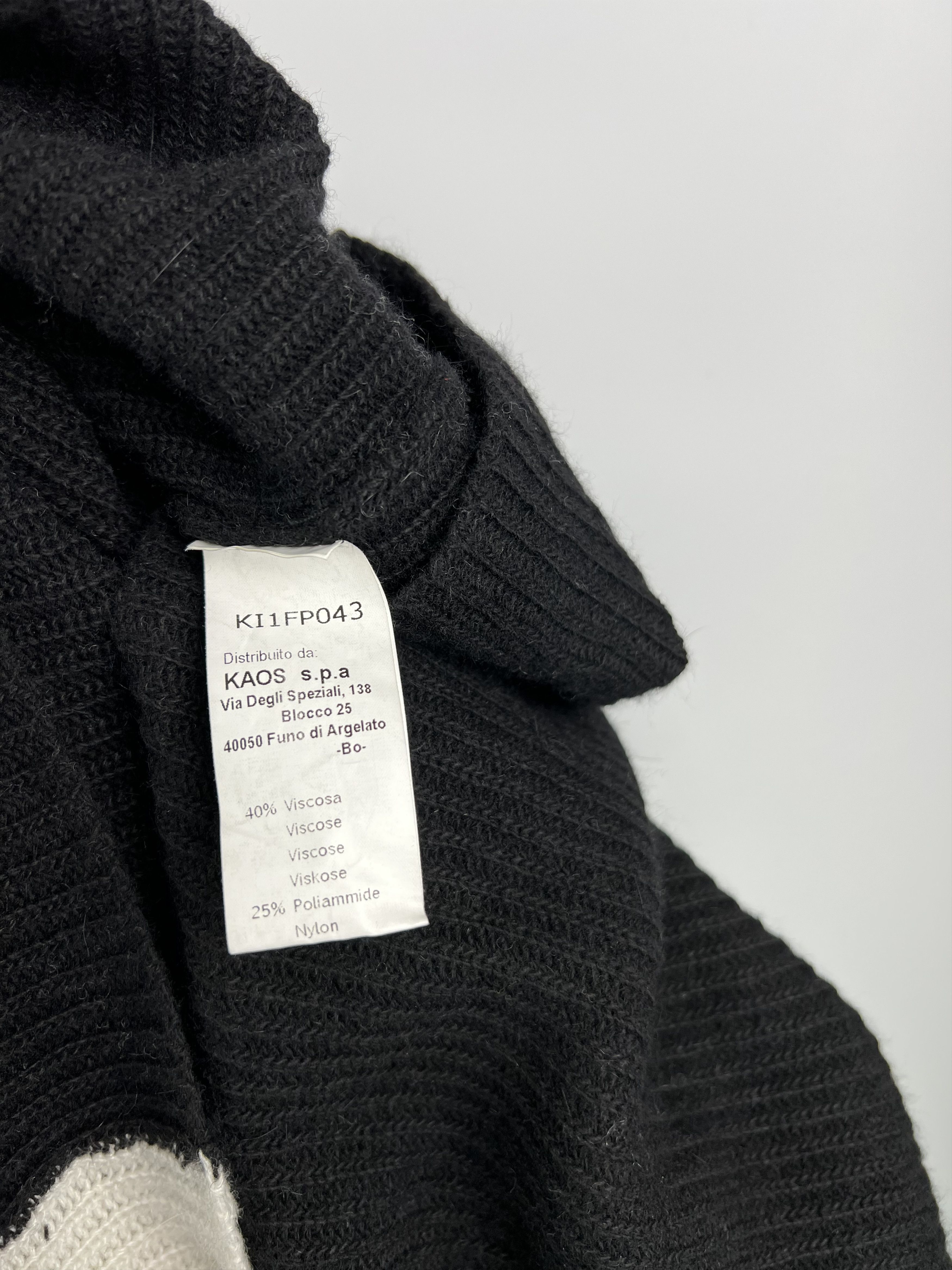 Other Kaos Ribbed Turtleneck Dress Zipped Wool Angora Cashmere S/M Size S / US 4 / IT 40 - 7 Thumbnail