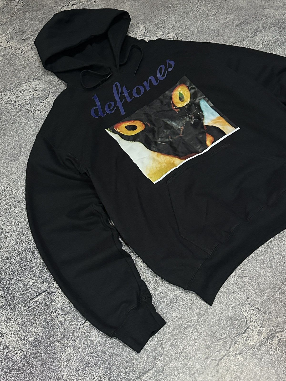 Band Tees Deftones 2017 Around the Fur Cat Unisex Black Hoodie Rock Size US M / EU 48-50 / 2 - 3 Thumbnail