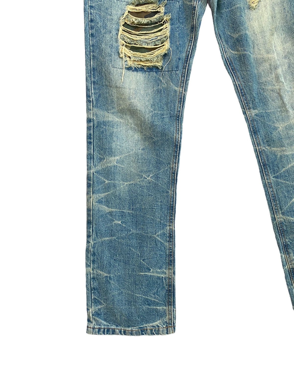 Japanese Brand Vintage Double Waist Acid Wash Camo Junya Watanabe Style Size US 30 / EU 46 - 7 Thumbnail