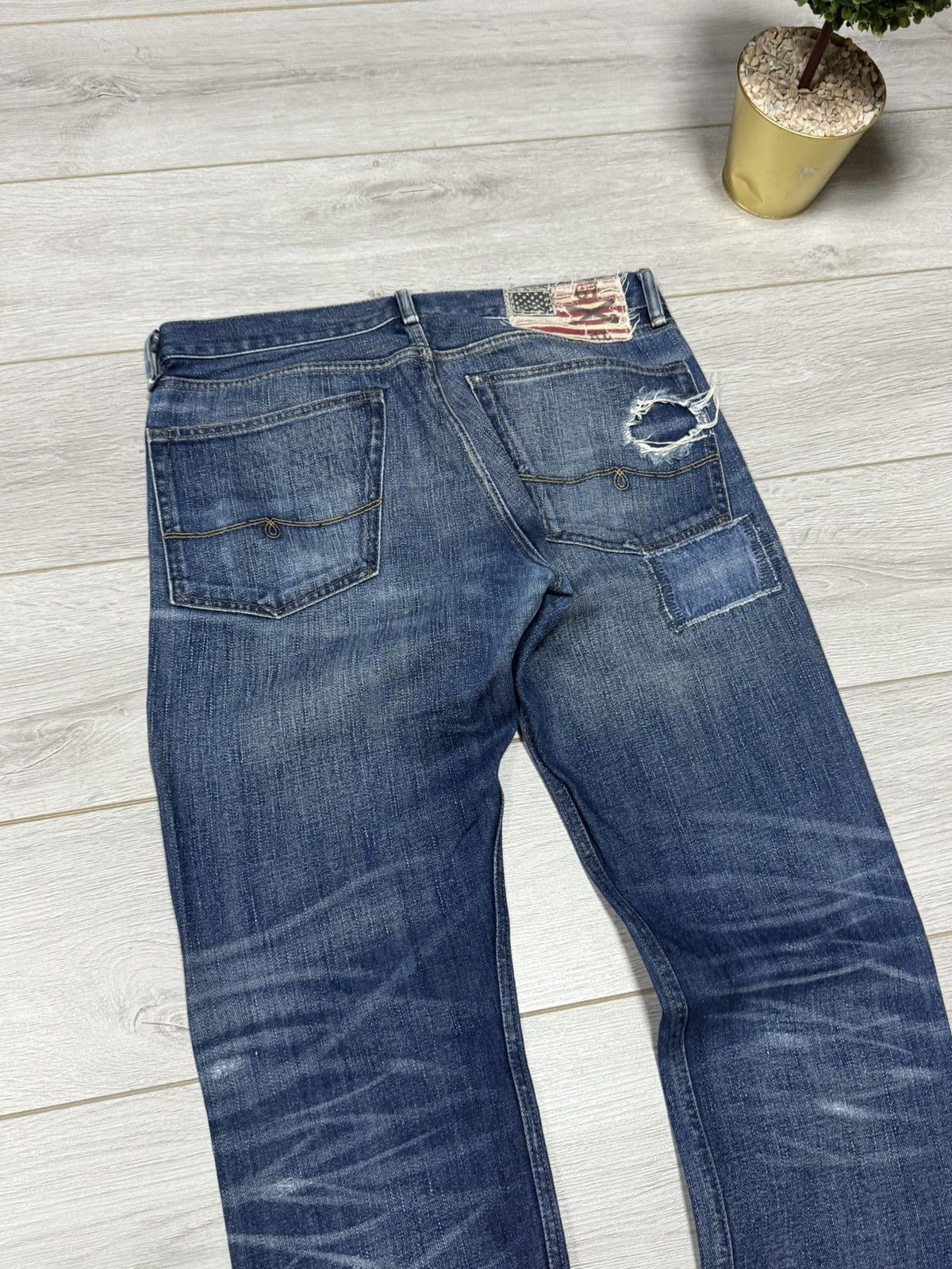 Polo Ralph Lauren Ralph Lauren Denim & Supply USA 🇺🇸 flag vintage jeans Size US 34 / EU 50 - 3 Thumbnail