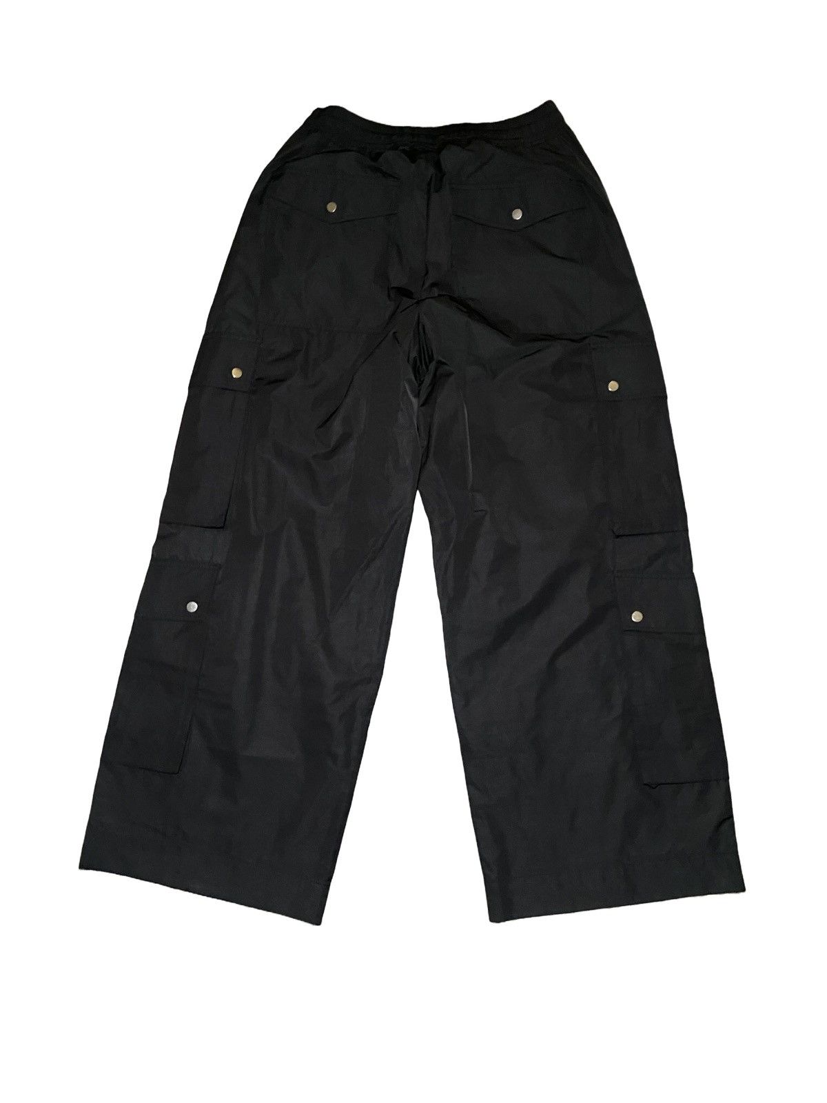 FFFPOSTALSERVICE FFFPOSTAL SERVICE Black Drawstring Cargo Pants Size US 32 / EU 48 - 4 Thumbnail