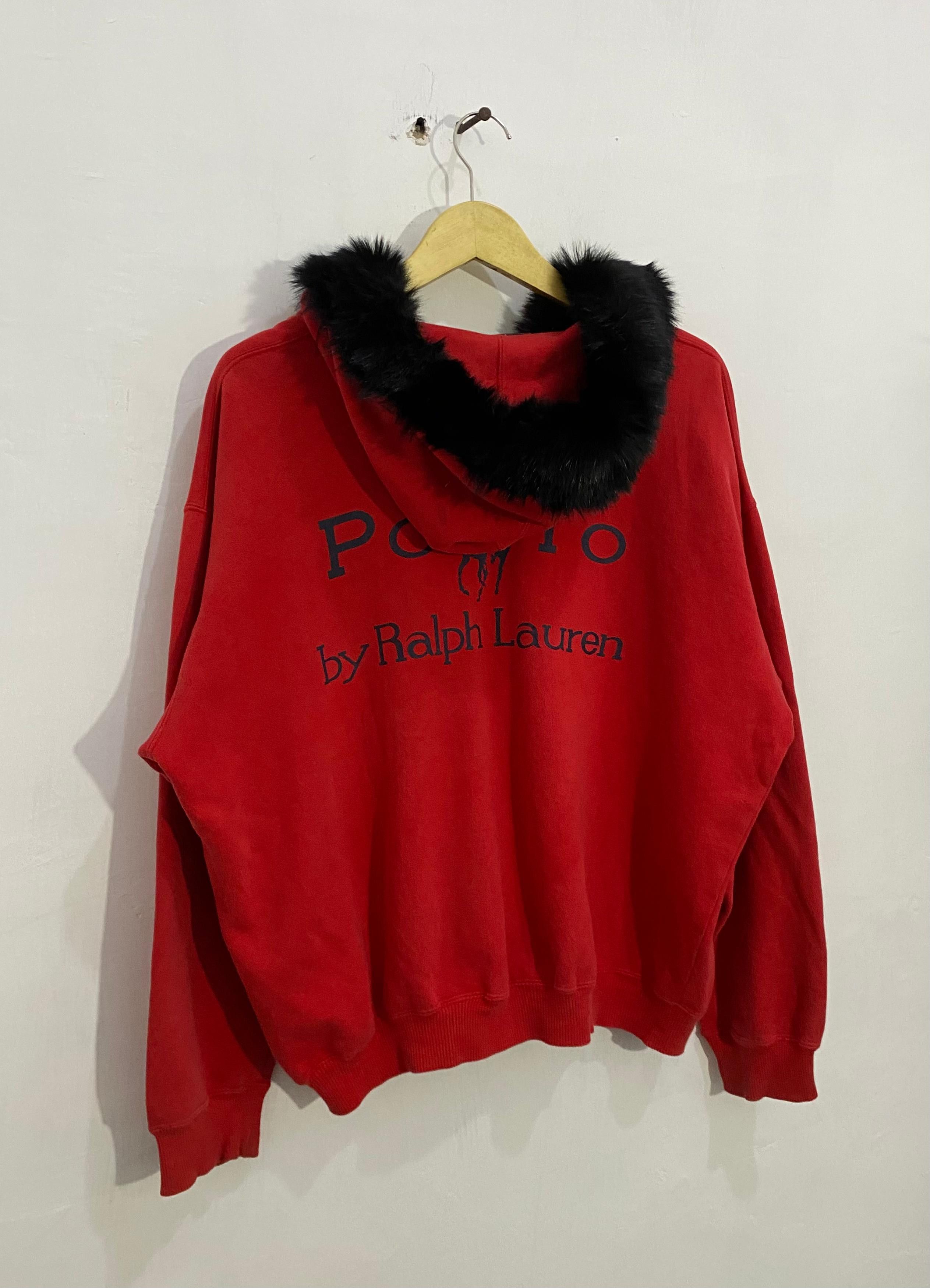 Polo Ralph Lauren Polo Ralph Lauren Fur Zipper Hoodie LGB Style Size US L / EU 52-54 / 3 - 2 Thumbnail