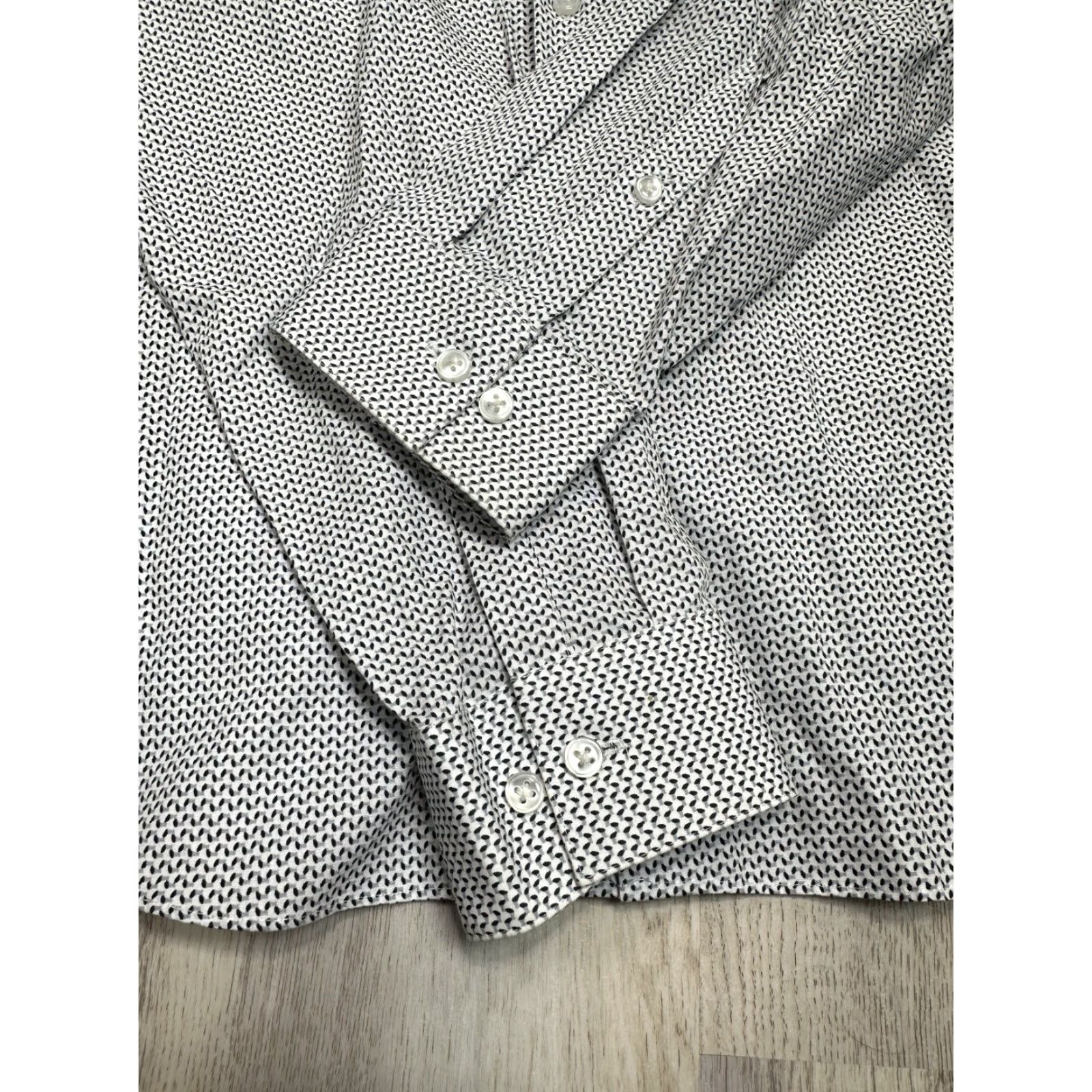 Calvin Klein Calvin Klein Shirt Slim Stretch Long Sleeve Button-Up L Gray Mens XS-XL Style: 16-16.5 Size US L / EU 52-54 / 3 - 7 Thumbnail