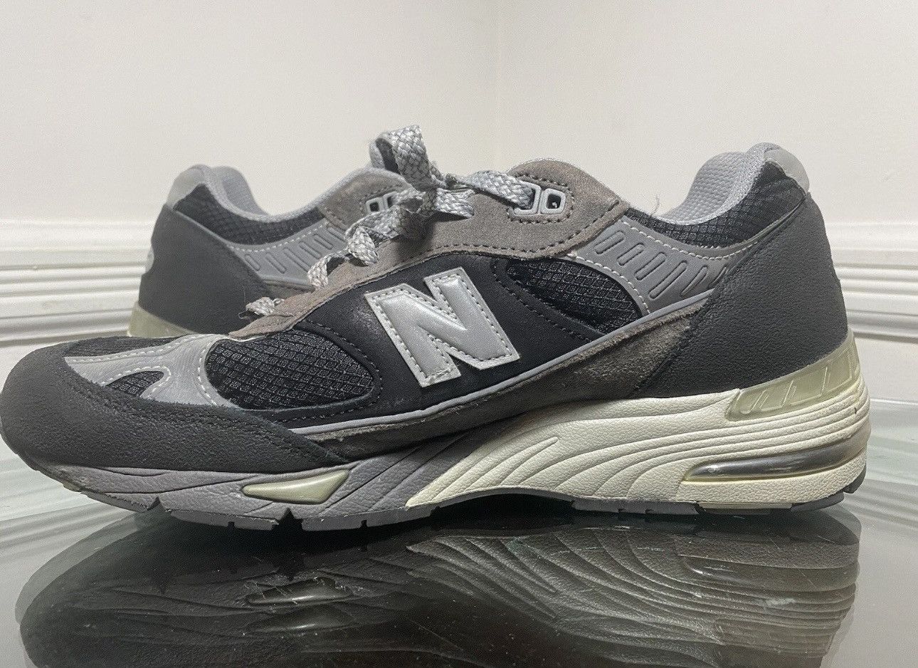 New Balance × Slam Jam New Balance Slam Jam 991 Made In England Black Grey Size 10 Size US 10 / EU 43 - 2 Thumbnail