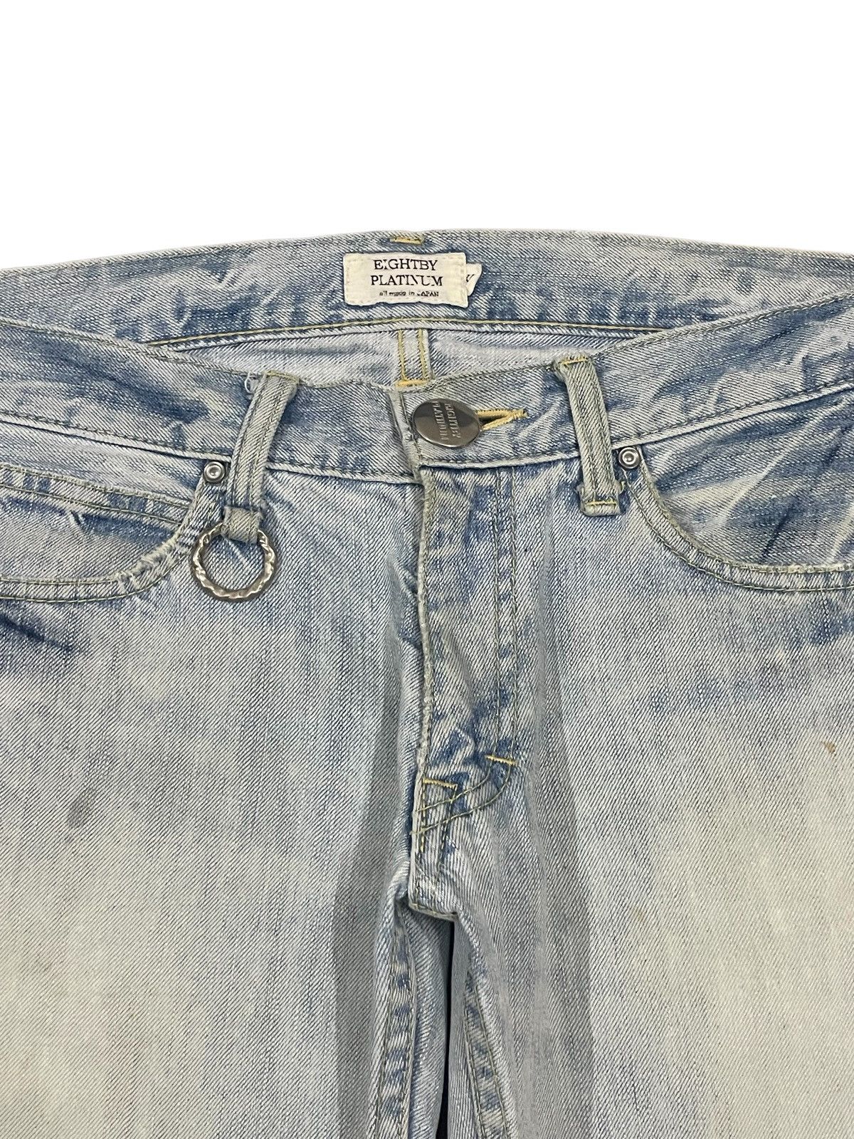 Japanese Brand Vintage Japanese Denim Womenswear Low Waisted Flare Jeans Size 30" / US 8 / IT 44 - 4 Thumbnail