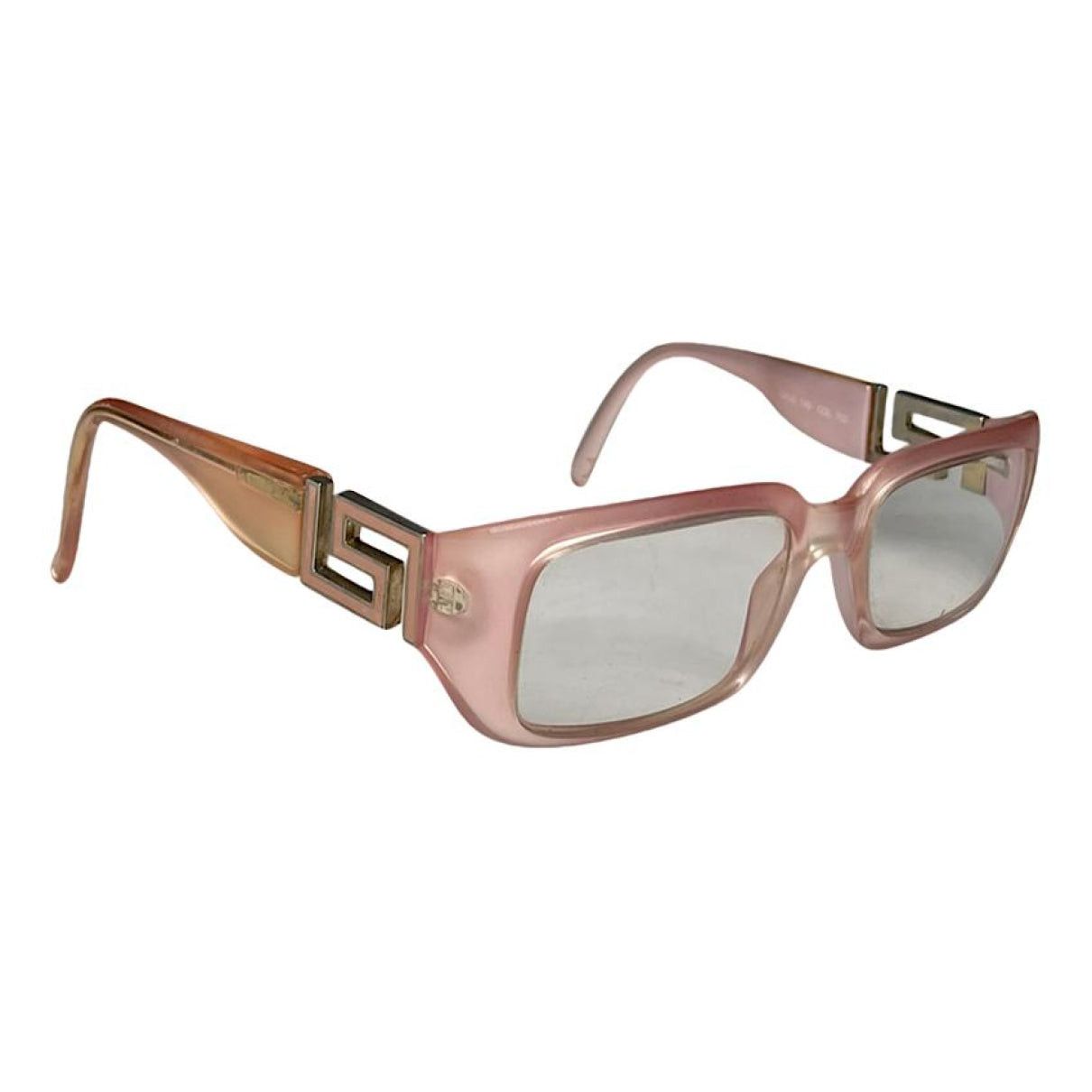 Versace Pink Plastic Sunglasses Size ONE SIZE - 1 Thumbnail