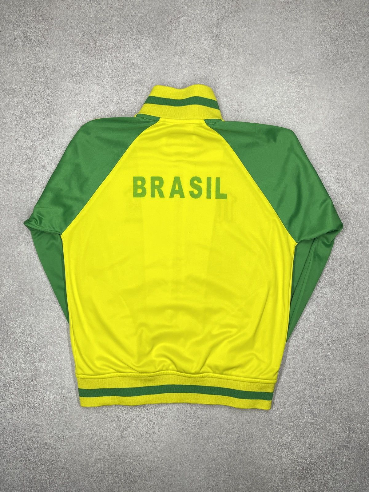 Other Vintage Brazil World Soccer CBF #10 Full Zip Track Jacket Size US M / EU 48-50 / 2 - 8 Thumbnail
